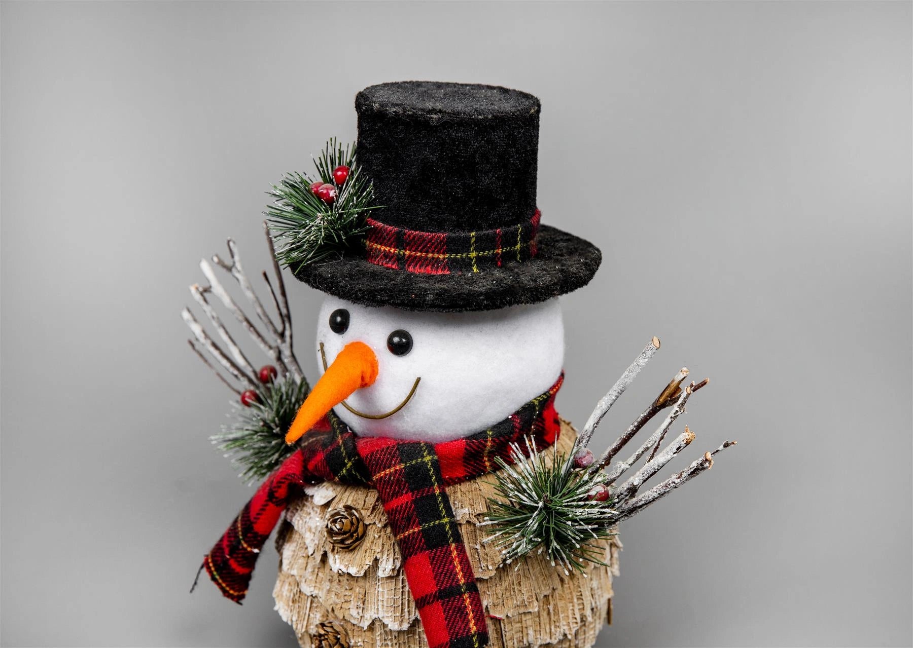 Christmas Snowman Figurine Showpieces Xmas Home Office Art Table Decoration 25cm