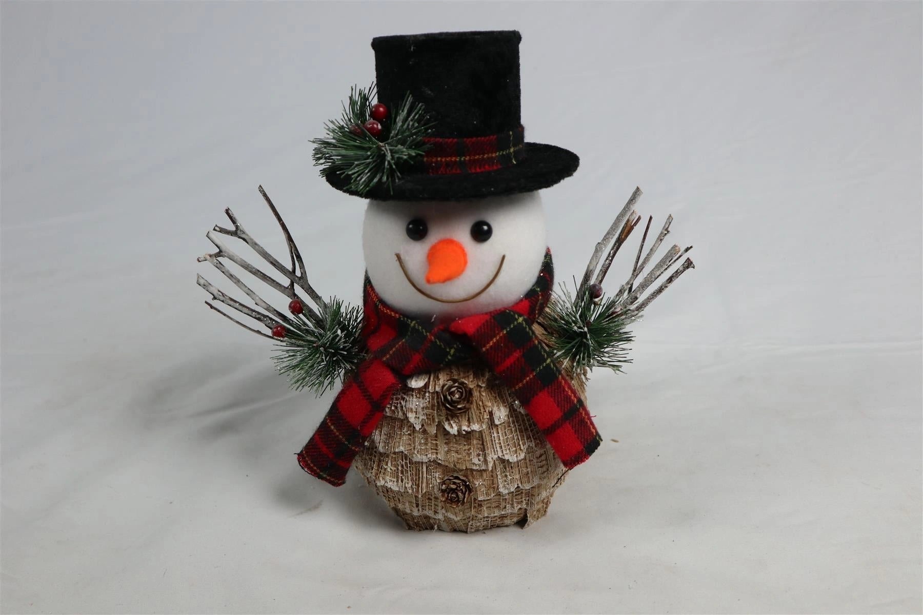 25 Cm Decorative Piece Snowman