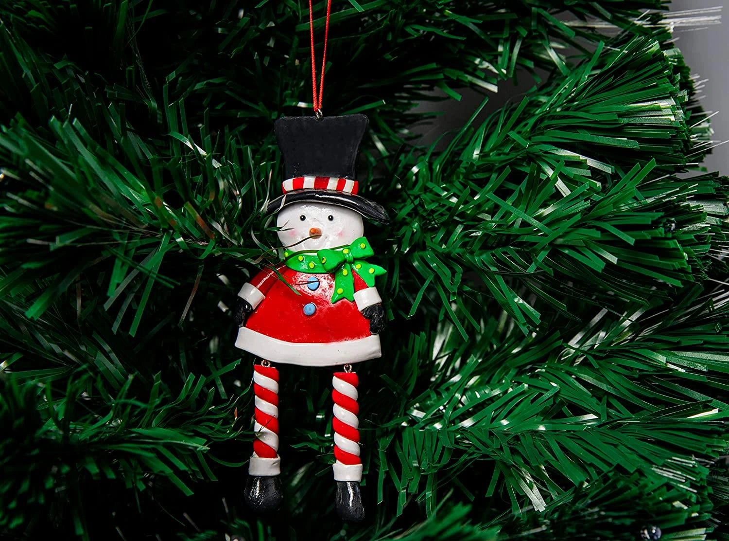 Christmas Hanging Decoration Santa Snowman Reindeer Xmas Tree Wall Ornaments 12x