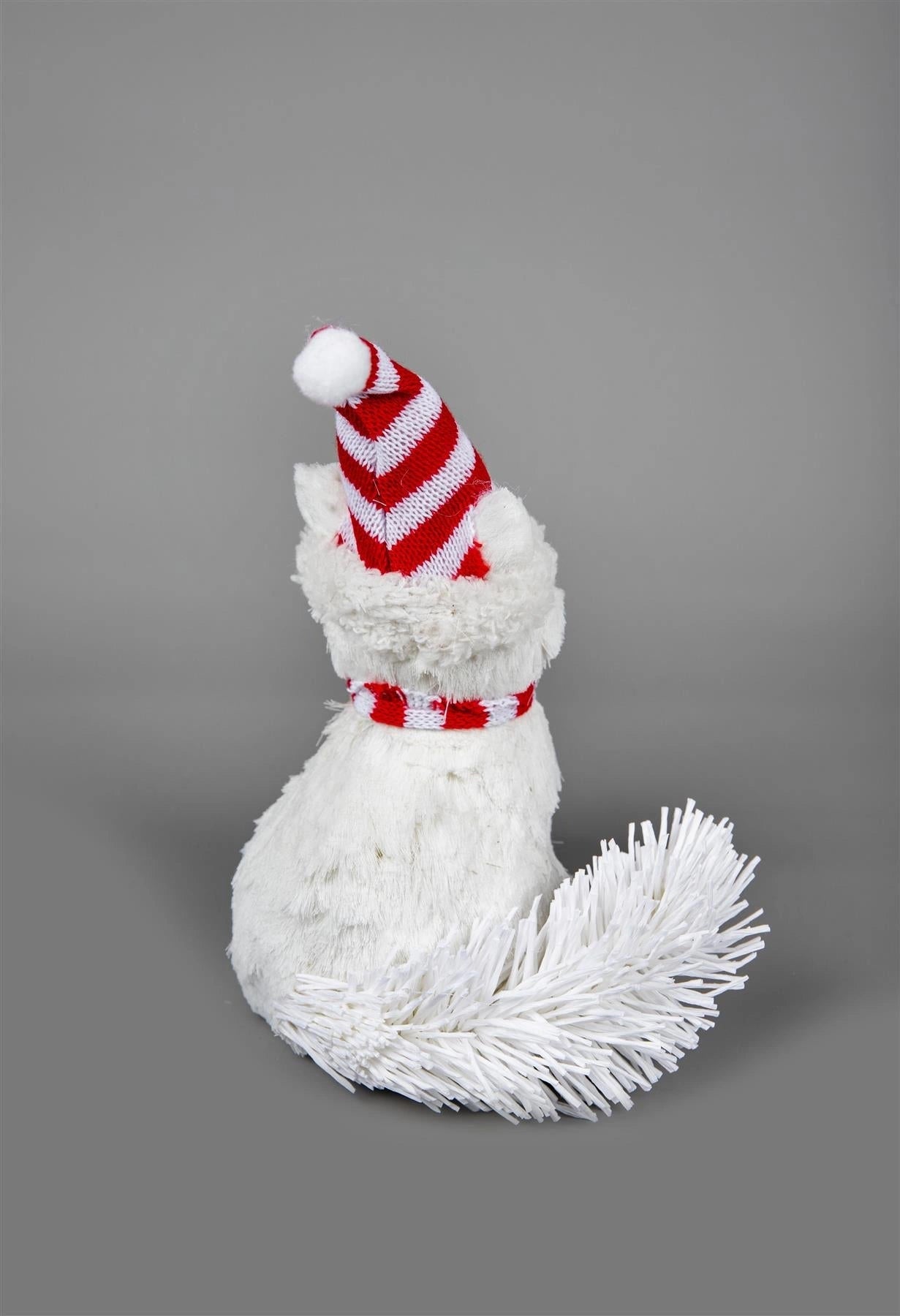 20Cm Arctic Fox - Decorative Free Standing Figurine