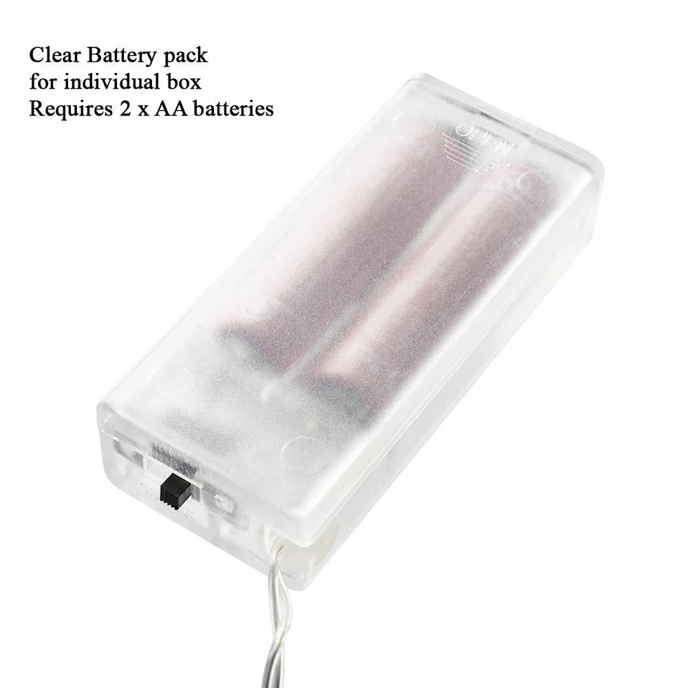 3PCS LED Christmas Parcel Light Up Rattan Gift Box Brown Xmas Festive Home Decor