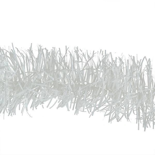 48 White Thick Chunky Luxury Christmas Tree Tinsel Garland Decoration Xmas Home