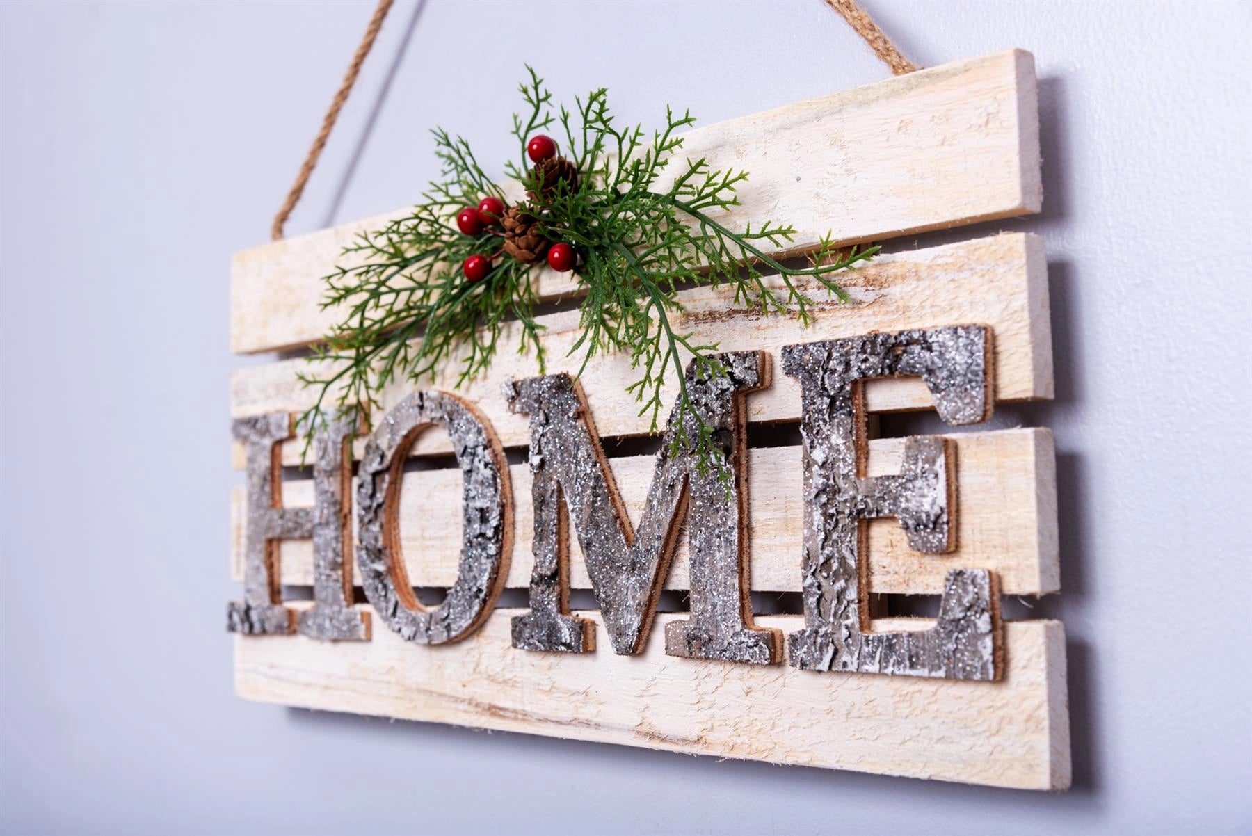 20X40Cm Wooden Home Letters Sign Christmas Wall Frame Decoration
