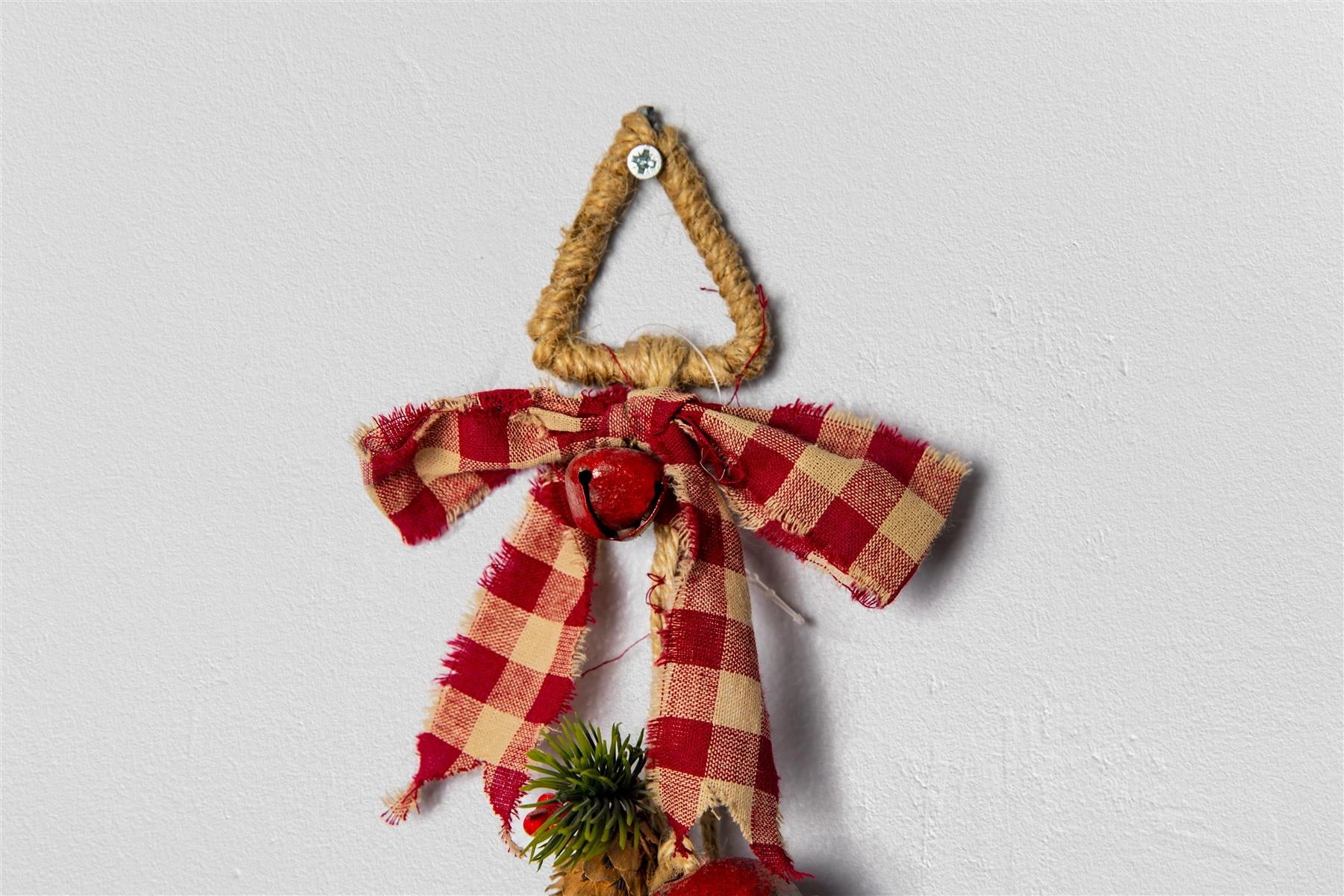 Christmas Home Decor Wall Door Hanging Decorative Red Bells Xmas Art & Craft