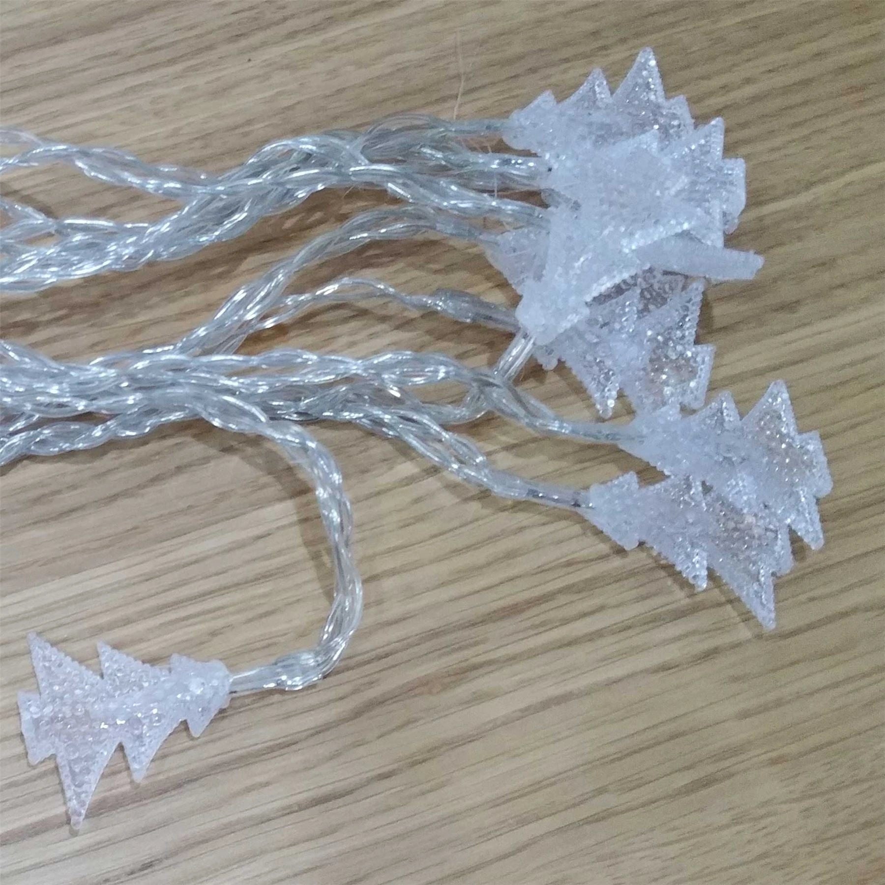 Chritmas Tree Fairy String Lights Clear White 20 bulbs Home Garden Xmas Party