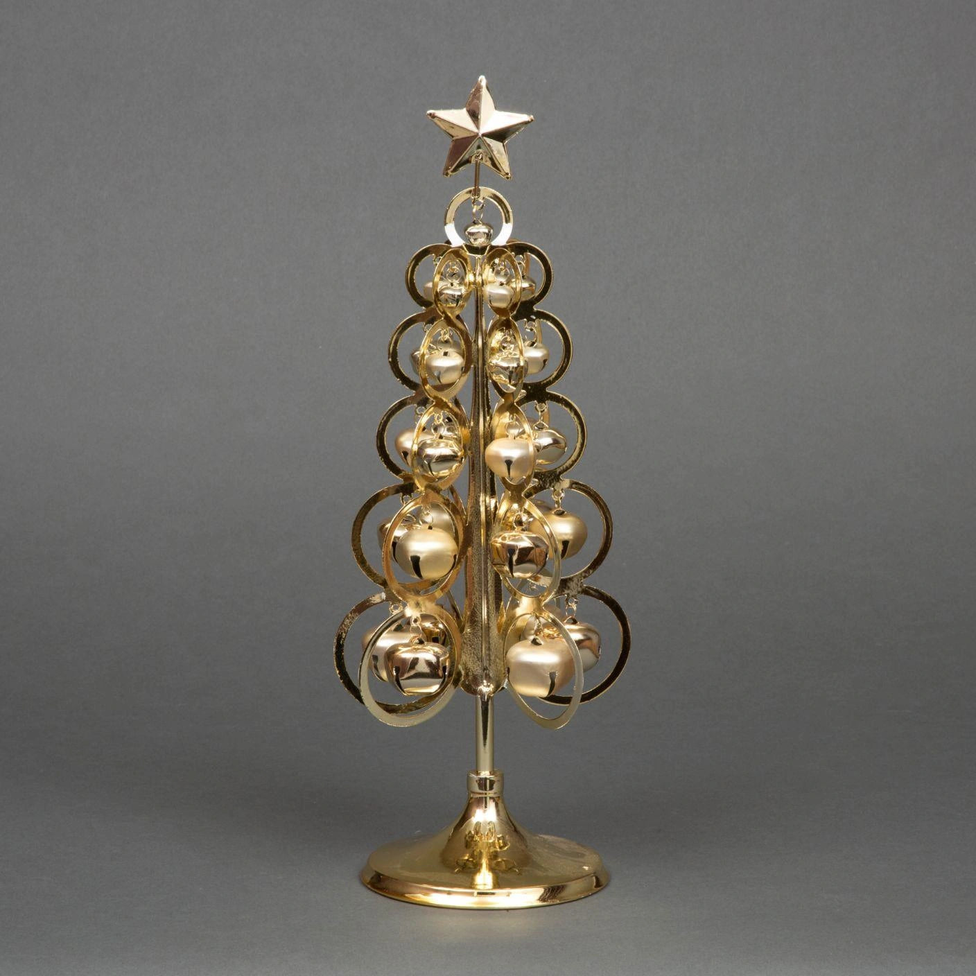 Medium Table Top Golden Christmas Tree 13.5