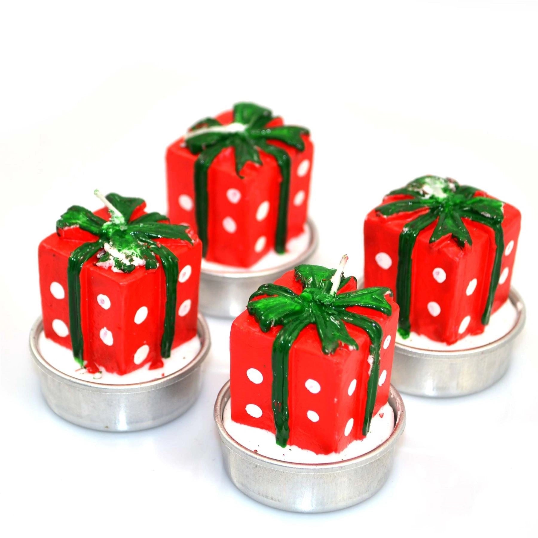 4 Pcs Novelty Christmas Decorations Candles Wedding Party Xmas Home Decor Gifts