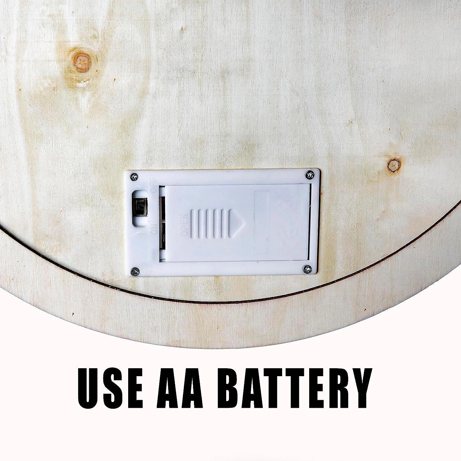 Wooden Christmas Wreath Reindeer Scene Table Top Frame 30cm Xmas Home Decor UK