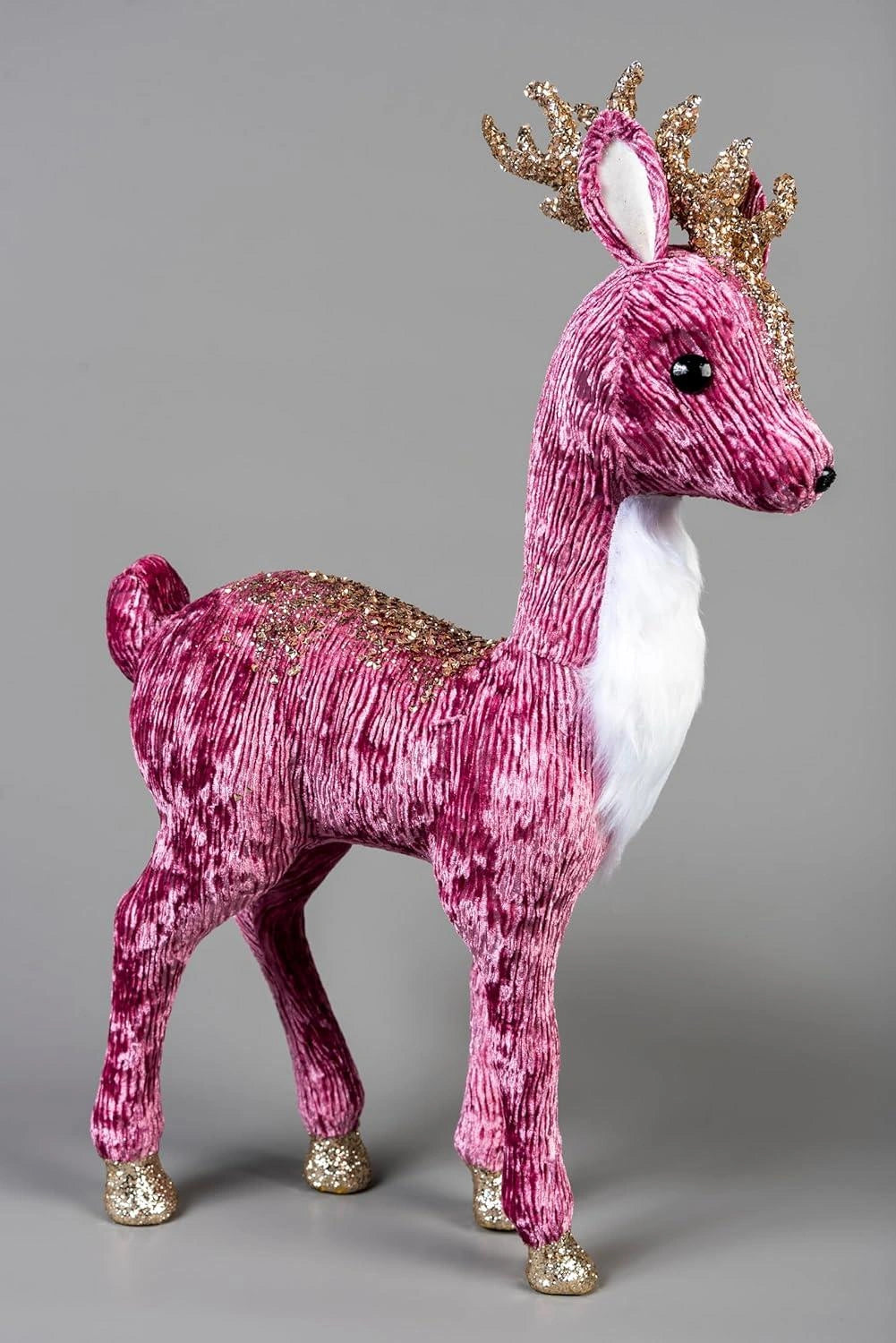 Christmas Home Decoration Reindeer Figure 52cm Burgundy Xmas Girls Room Decor