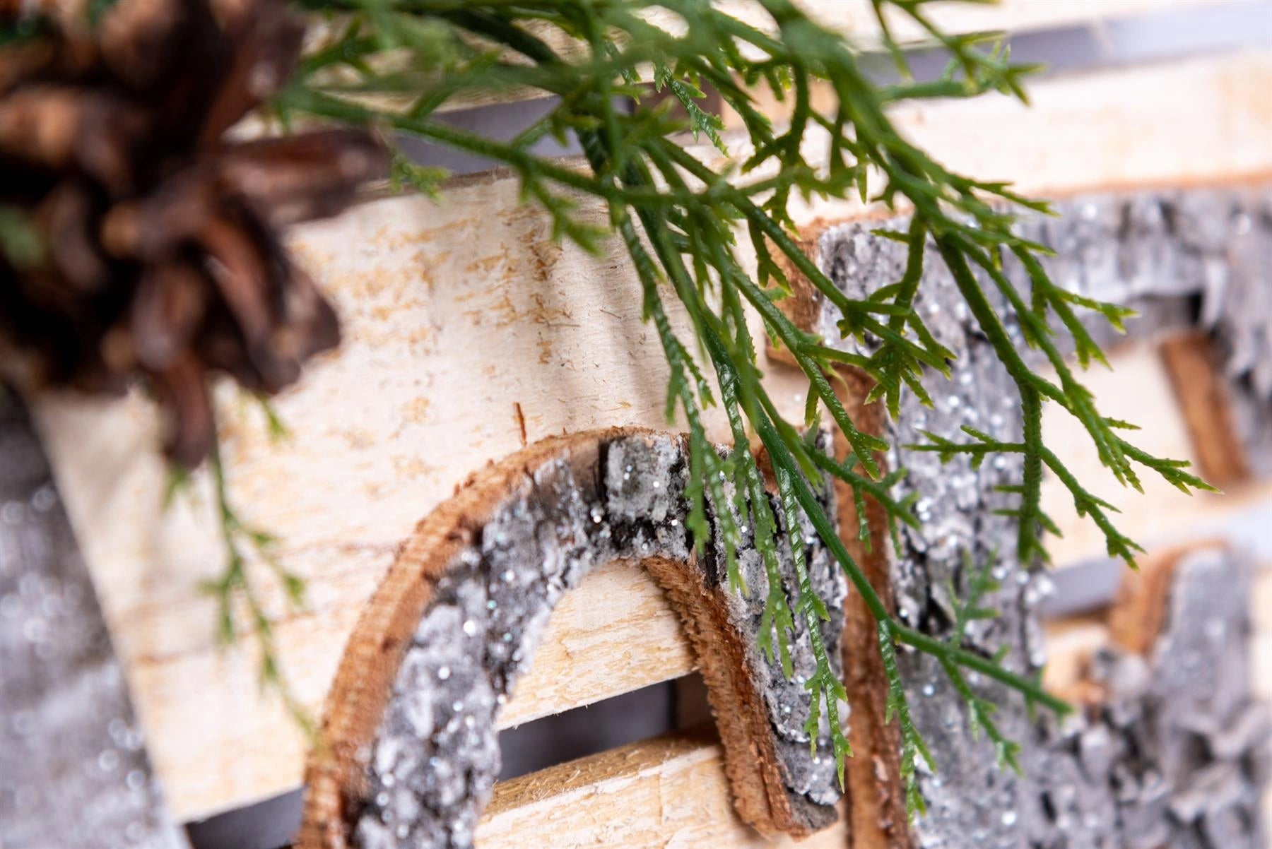 Peace Wooden Frame Christmas Hanging Ornament Wall Plaque Festiv Home Door Decor