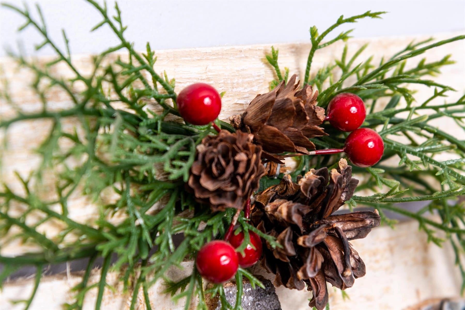 Peace Wooden Frame Christmas Hanging Ornament Wall Plaque Festiv Home Door Decor