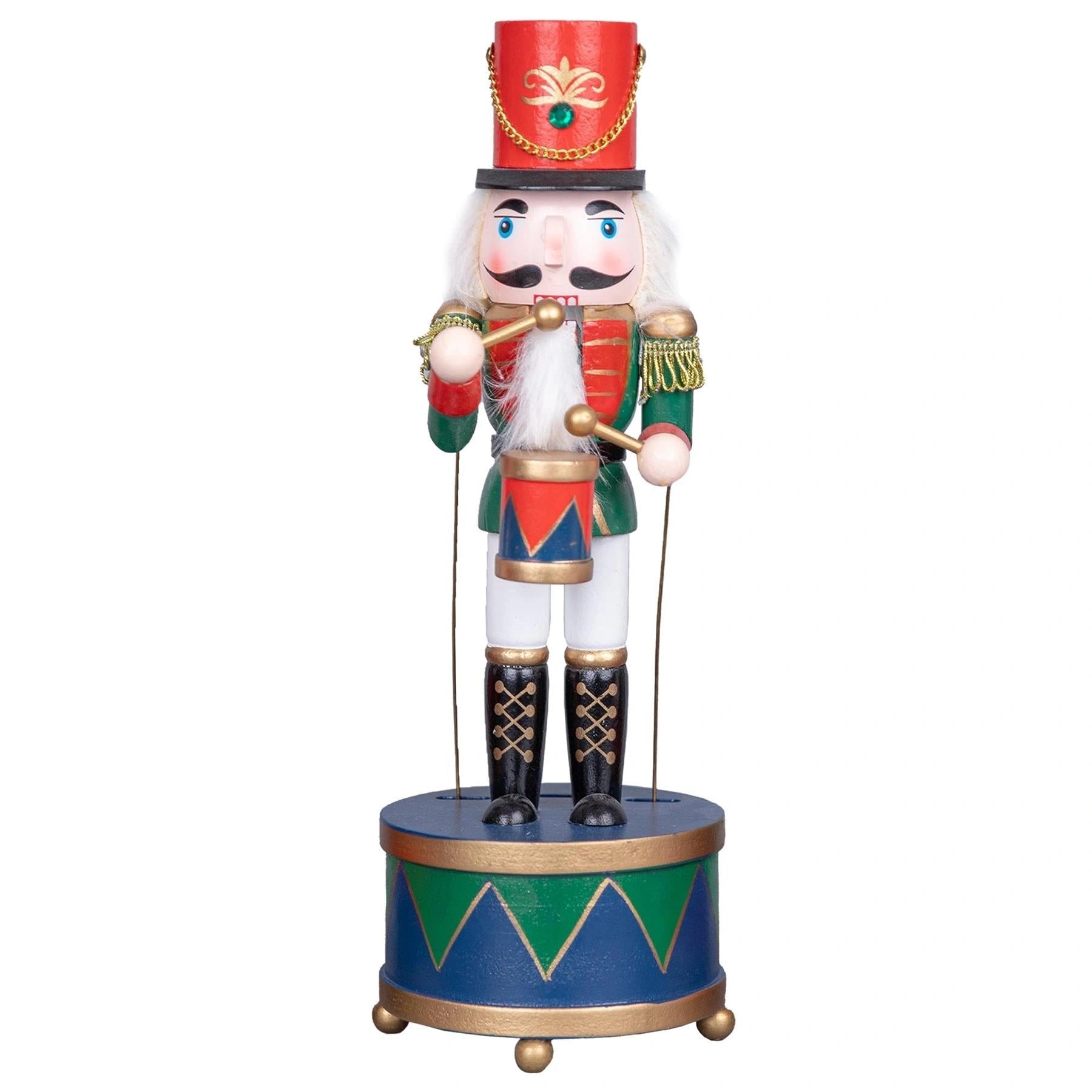 Christmas Musical Nutcrackers Animated Wooden Soldiers 30cm Ornament Any One