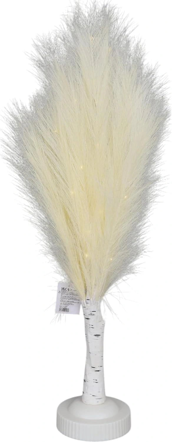 70Cm B/O Pampas Tree Cream