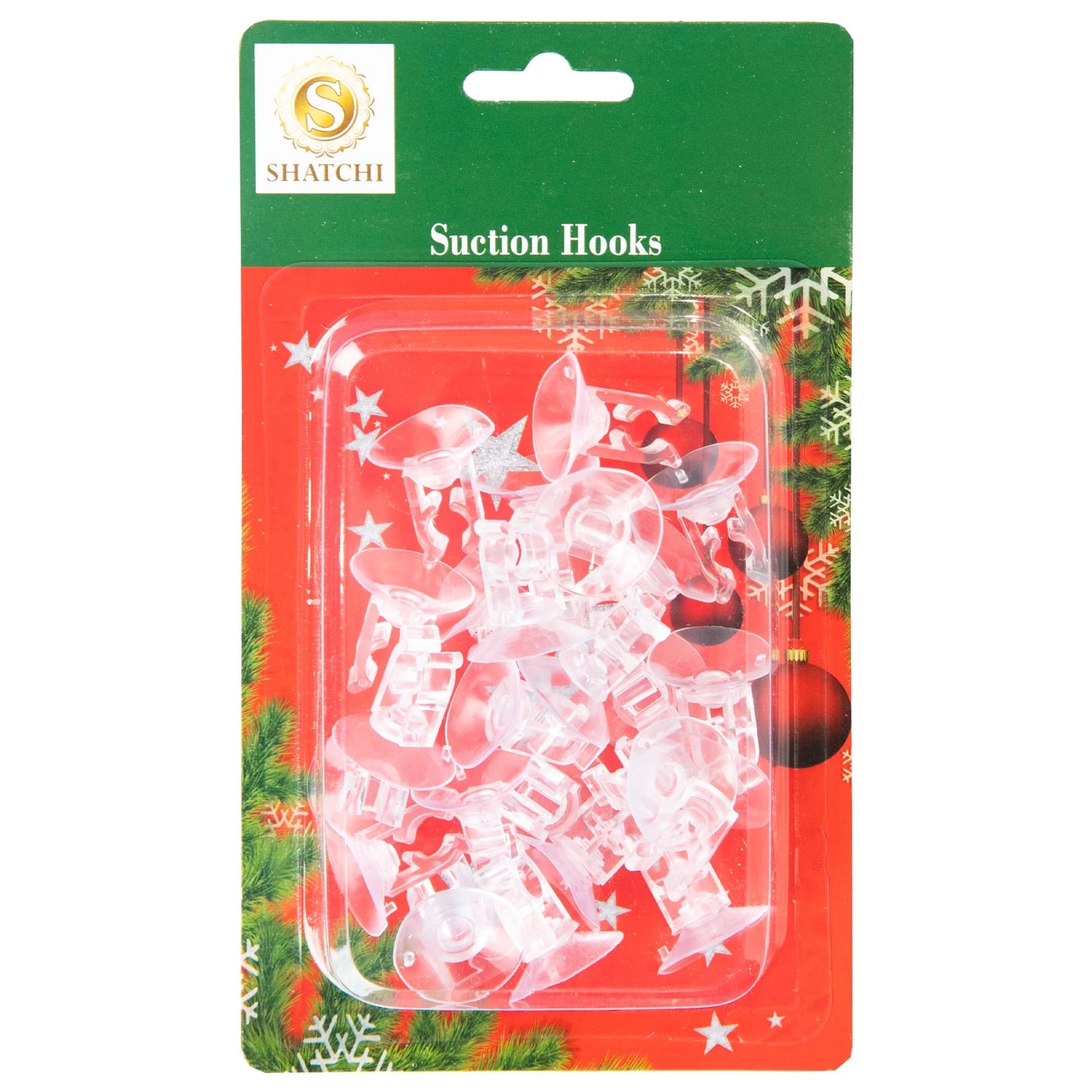 Window Suction Hook Mini Clip With Slot Christmas Light Rope String Decor 25pcs