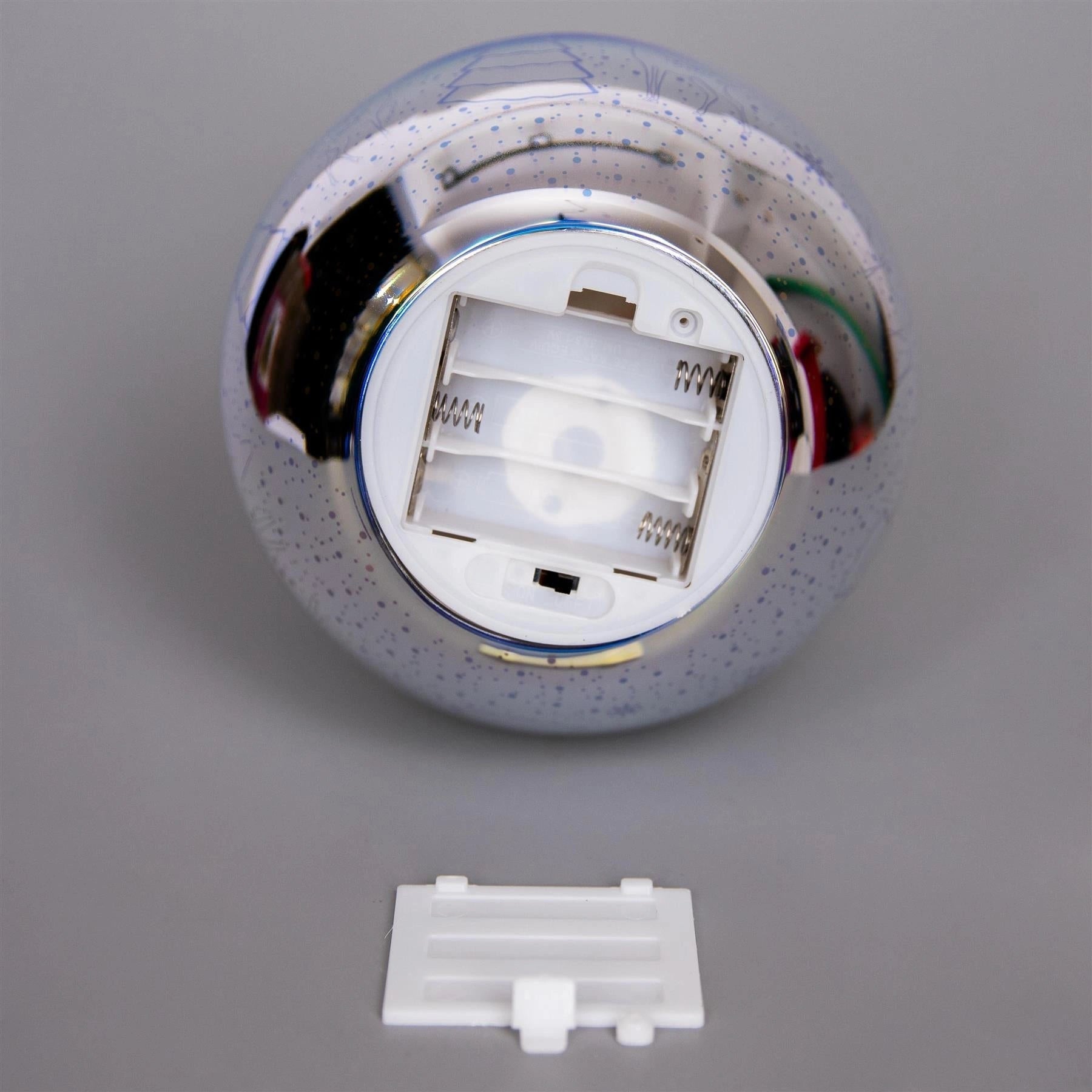 Christmas Crystal Ball D Colorful Table Light Led Globe Forest 13cm Home Decor