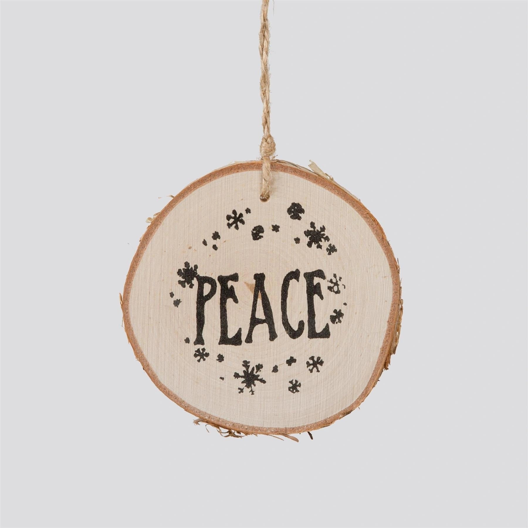 10cm Wooden Ornament 