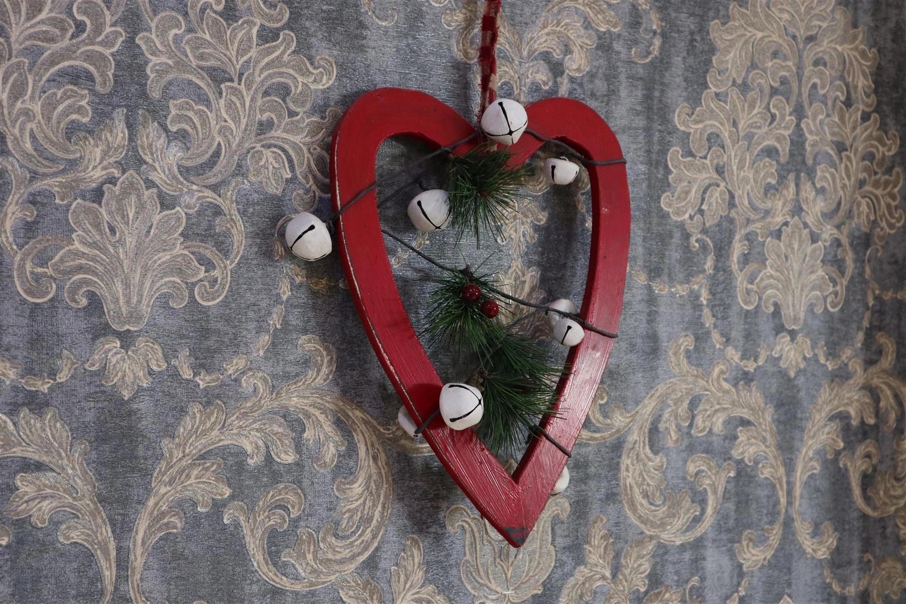 Hanging Decorations Red Heart 23 Cm