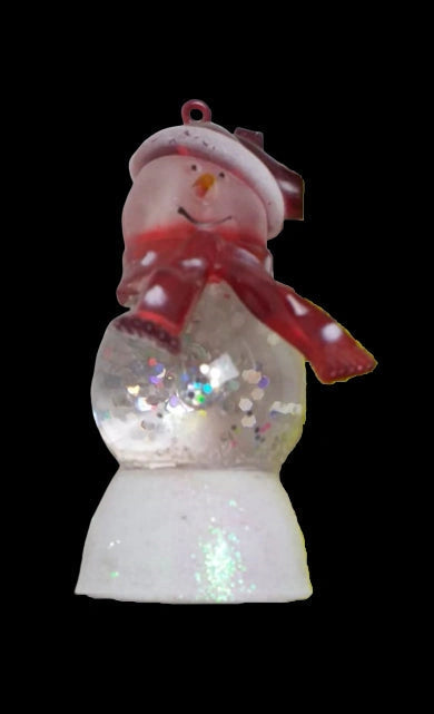 4 LED Crystal Clear Christmas Figures Xmas Home Party Table Top Fun Decorations