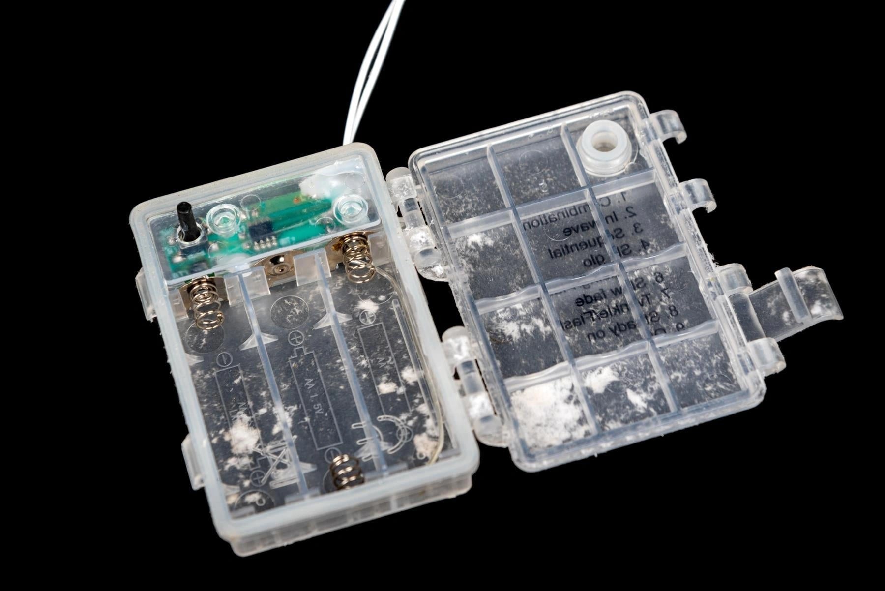 Pre Lit Christmas Garland Snow Flocked Pines LEDs Wall Door Xmas Home Decor 55CM