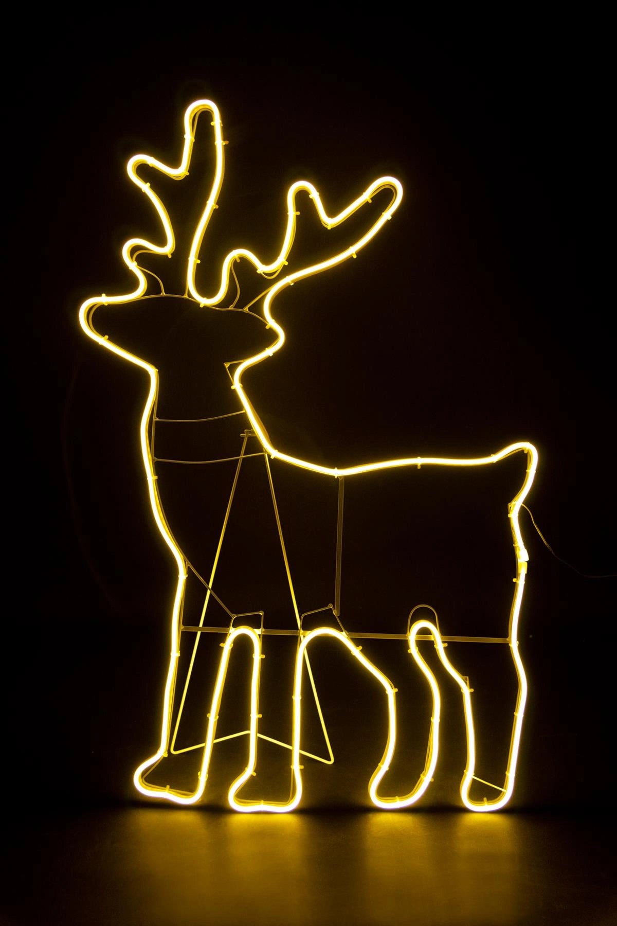 Reindeer Rope Light Silhouette-Warm White 89 X 50Cm
