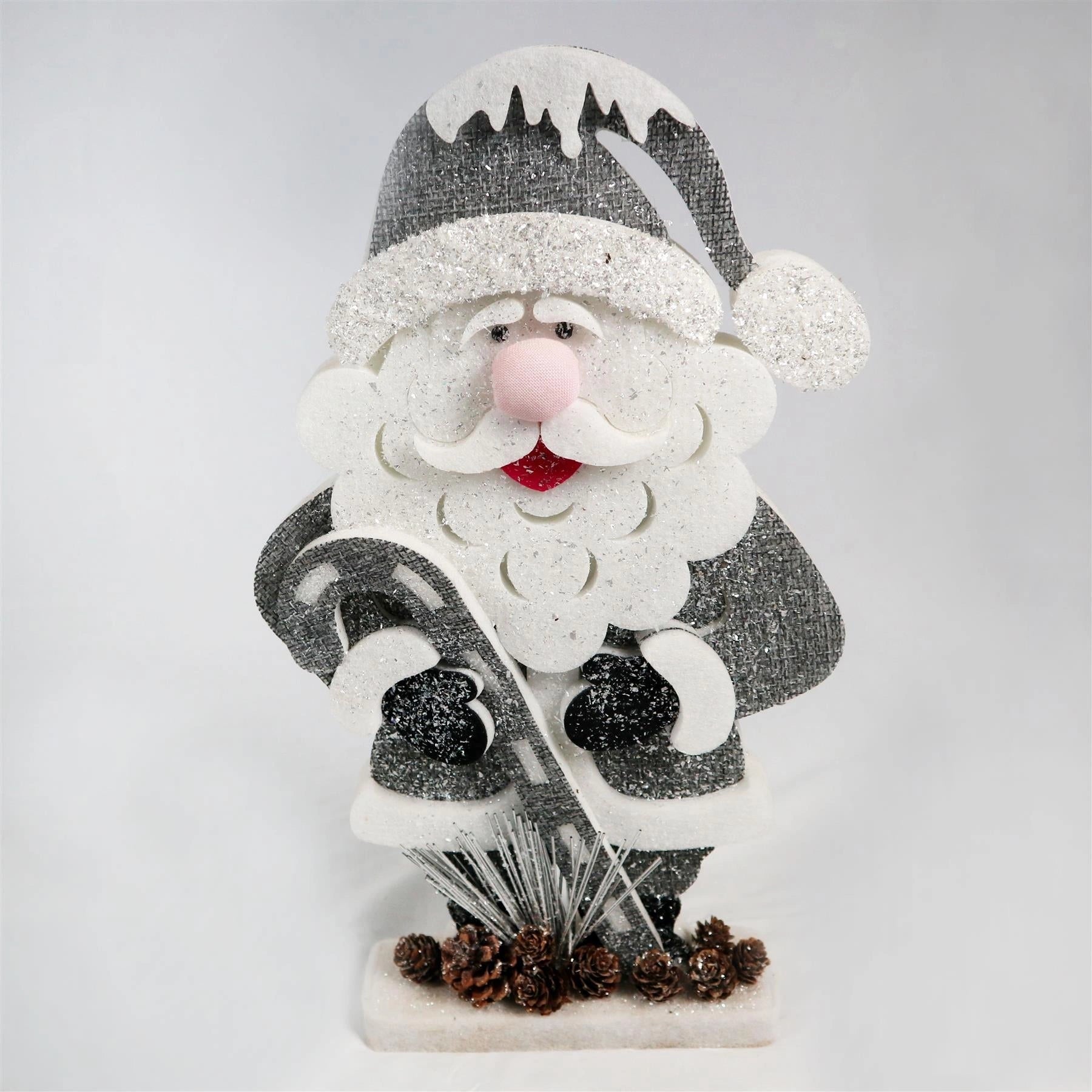 Christmas Tabletop 52cm Santa Figurine Centerpiece Xmas Window Home Decoration