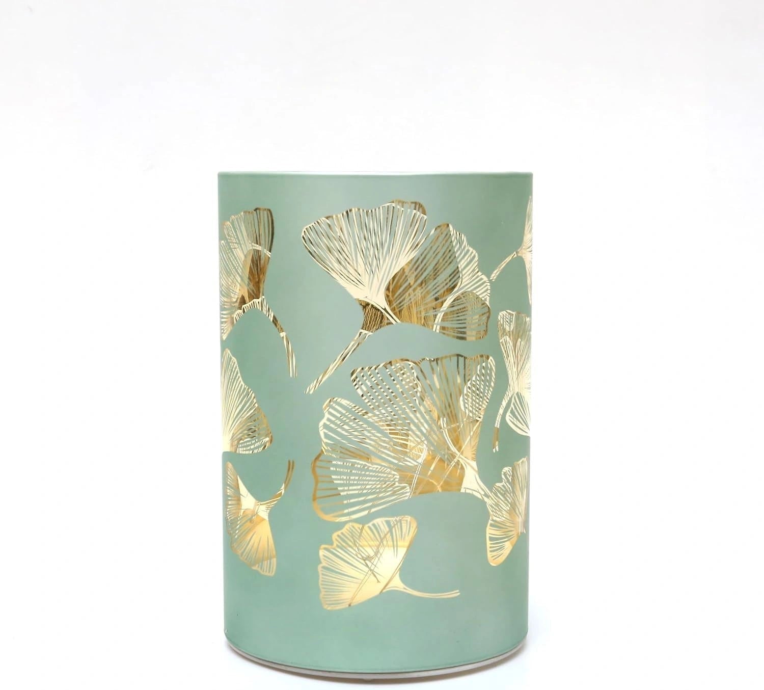 Christmas Decorated Vase Led Silver Glass Vase / Flower 22cm Home Table Decor