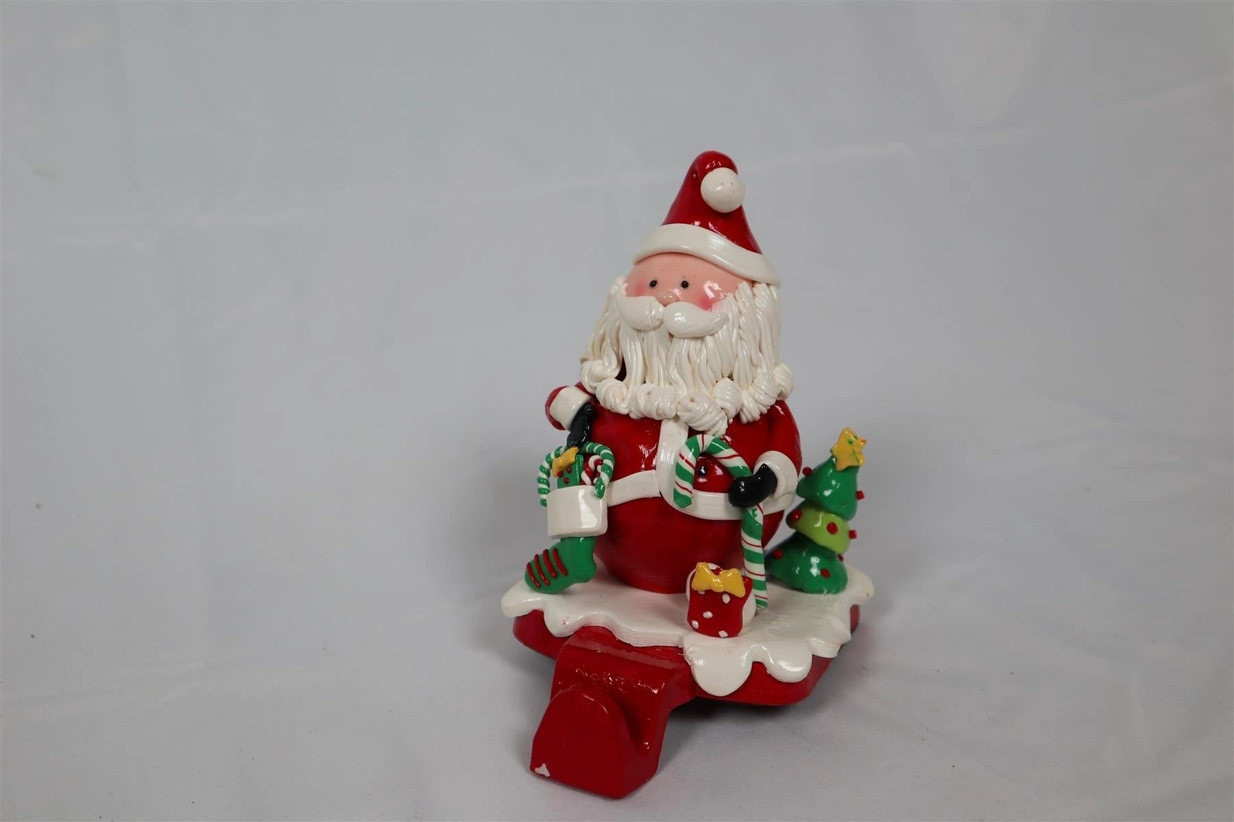 Stocking Holder Christmas Santa Snowman Tabletop Hangers XMAS Home Decoration X2