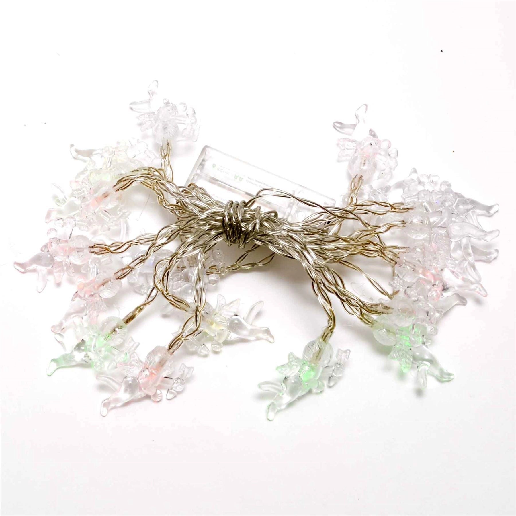 3.3m Battery Operated Angle 20 Multi Colour LED Fairy String Light Decoration