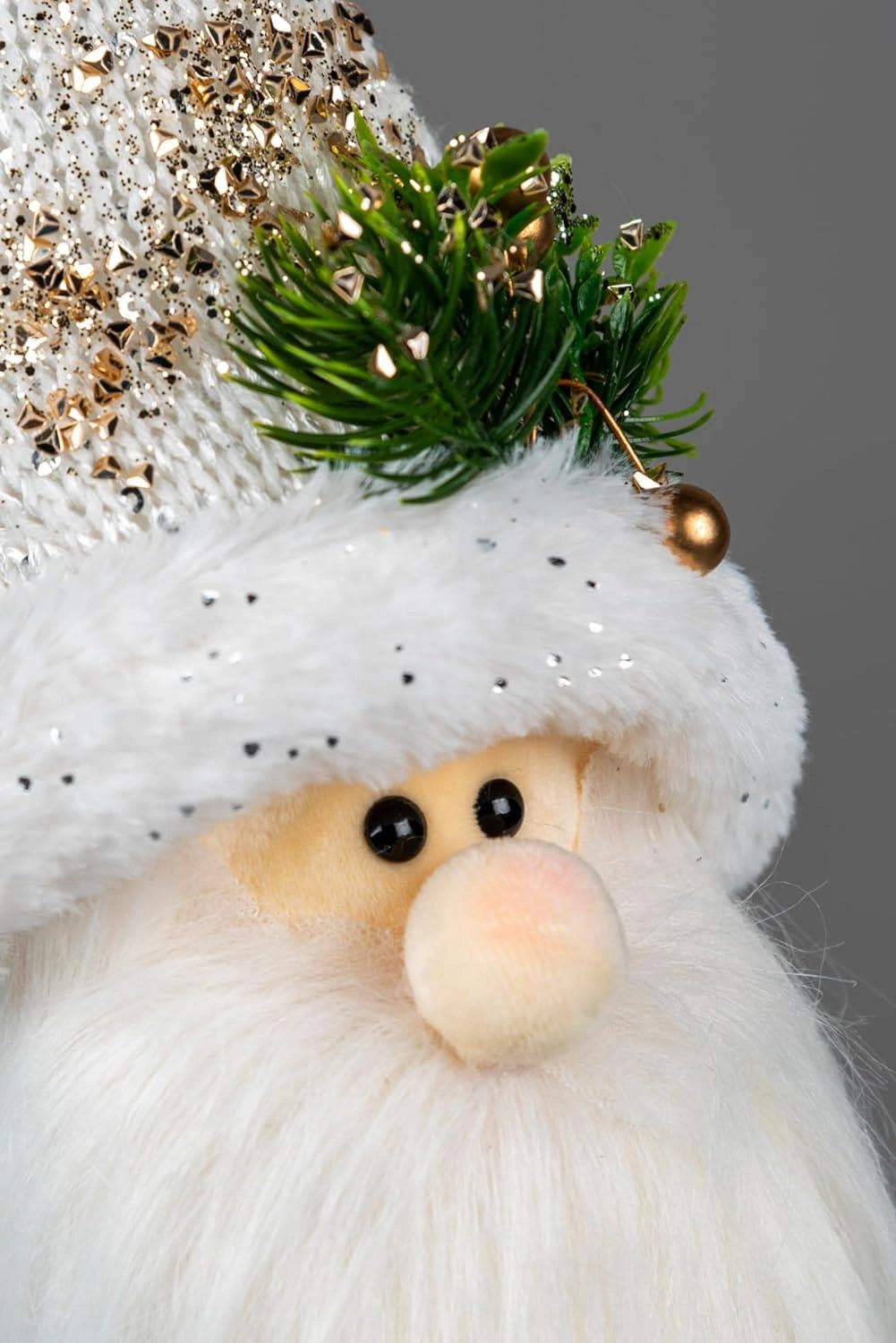 Christmas Figure Santa Burgundy 76cm Centerpiece Tabletop Window Xmas Home Decor