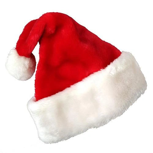 50 x Novelty Festive Quality Santa Father Christmas Hat Fancy Dress Xmas Party