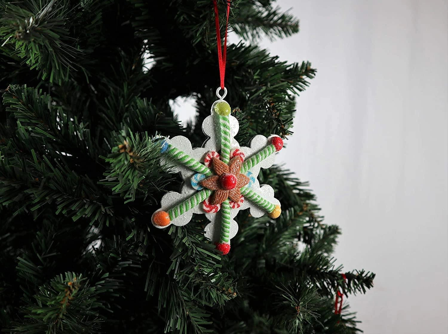 Hanging Decorations Christmas Snowflakes Xmas Tree Wall Home Decor OrnamentsX12