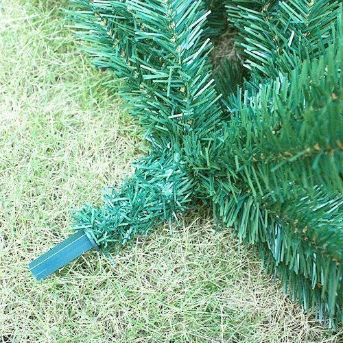 6ft Artificial Green Christmas Tree 100 Clear Fairy Lights Home Decorations Xmas