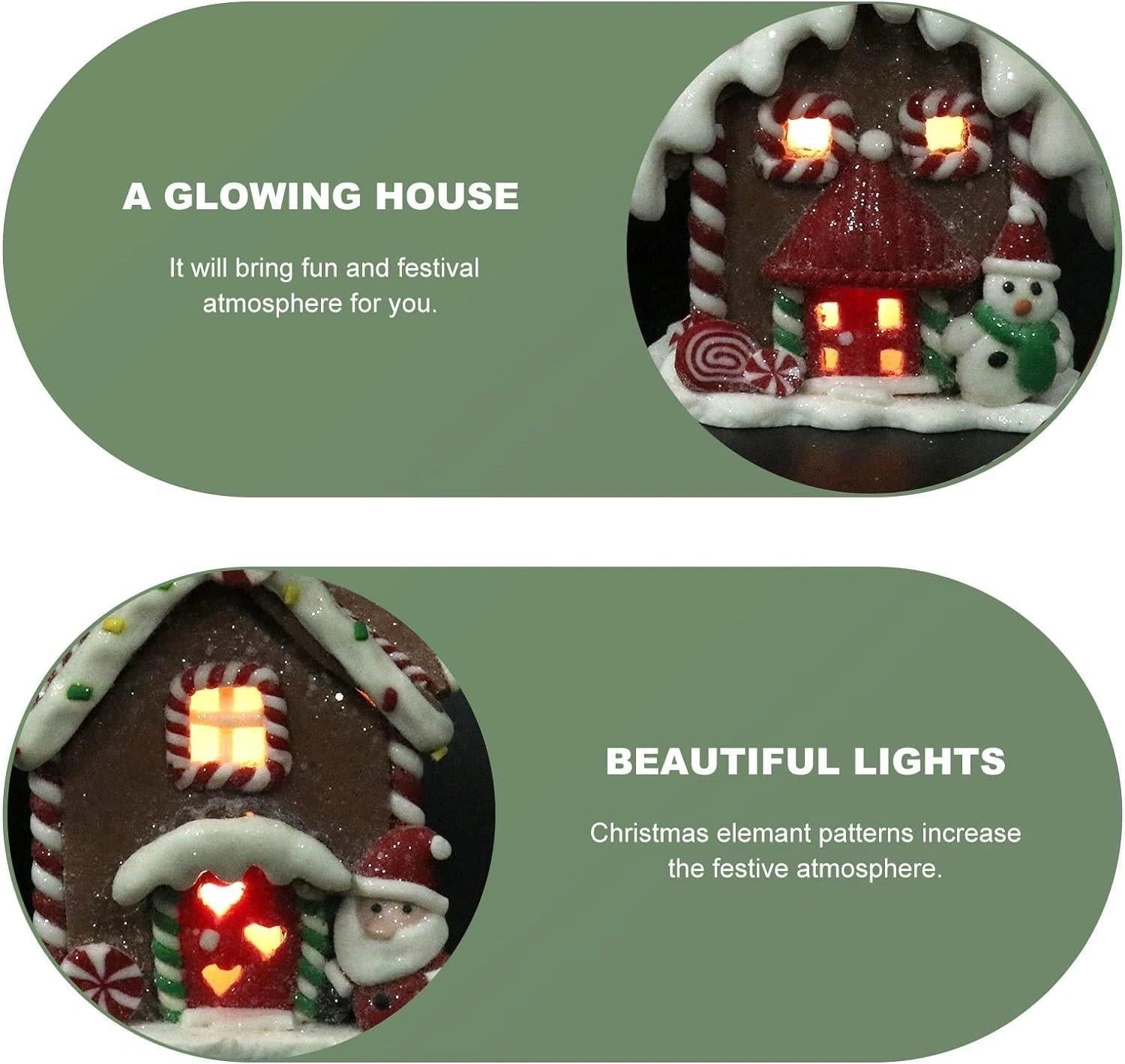 PreLit Hanging Decoration Christmas Pendant Santa Snowman Xmas Wall Home DecorX3