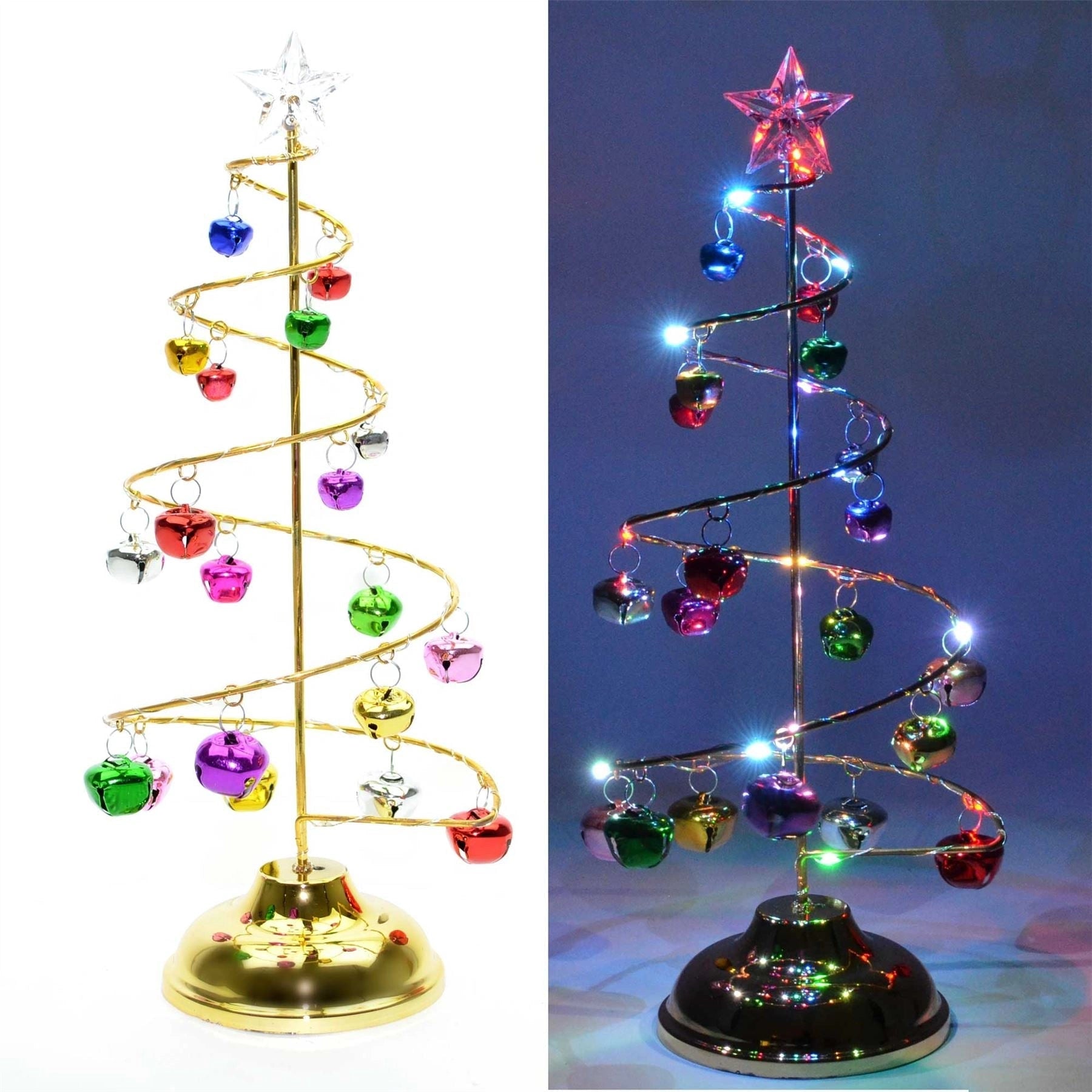 Christmas Party Home Decorations Spiral Bell Tree Decorative Noovelty Piece