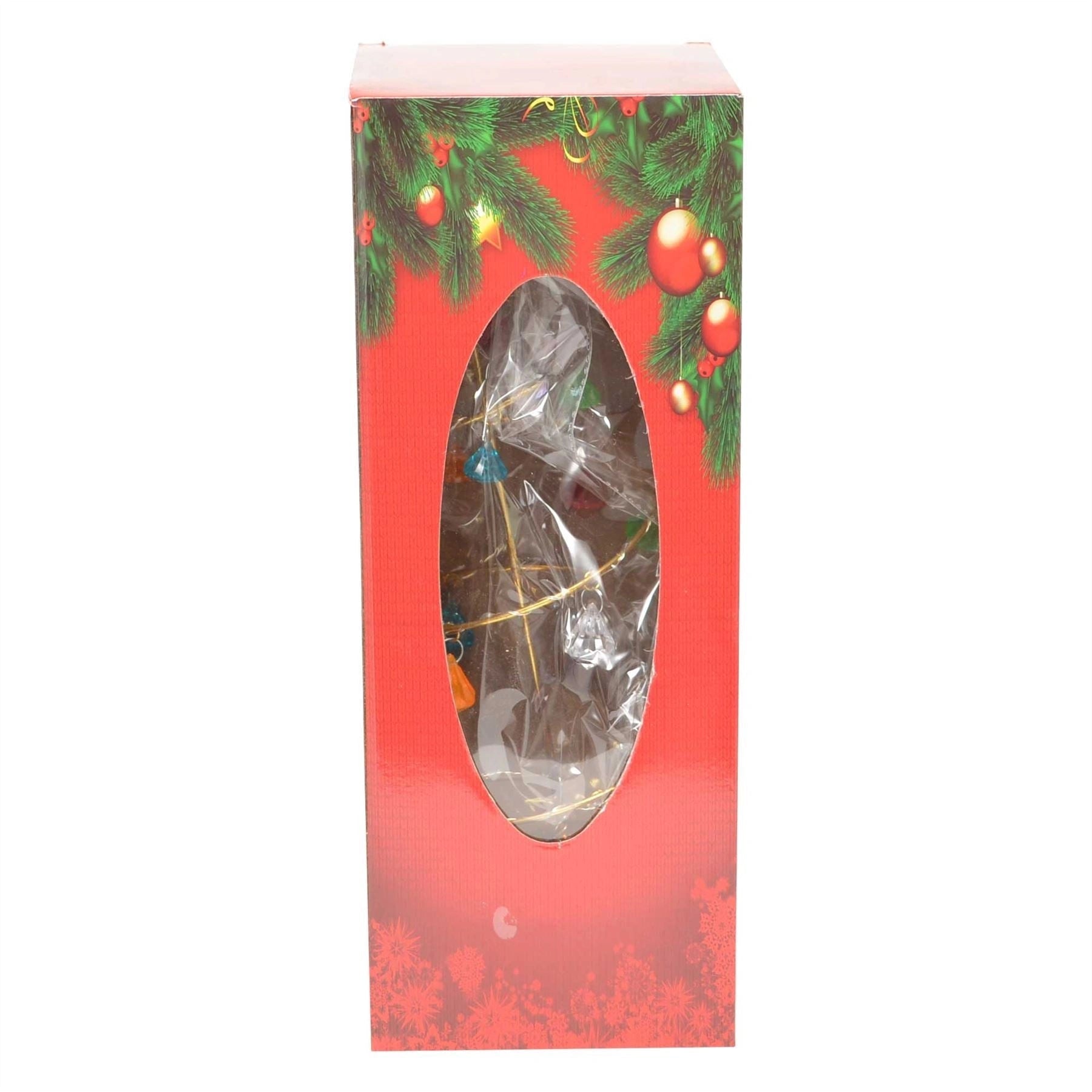10in Spiral Diamond Tree Christmas Decorations Xmas Novelty