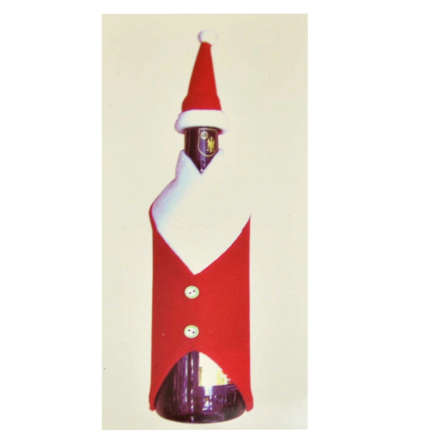 Santa Suit Wine Bottle Cover Christmas Dinner Table Xmas Party Home Events 6pk