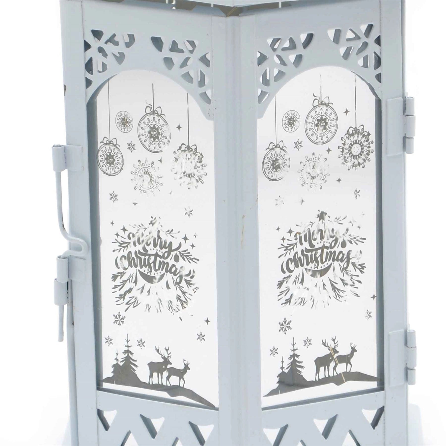 Christmas LED Lamp Lantern Indoor USB Battery Xmas Decorative Light