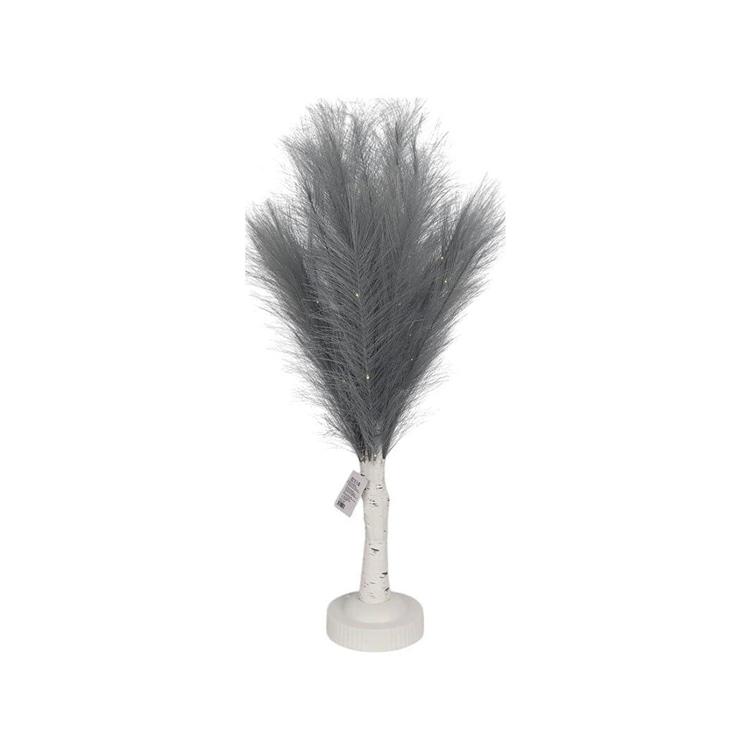 70Cm B/O Pampas Tree Grey