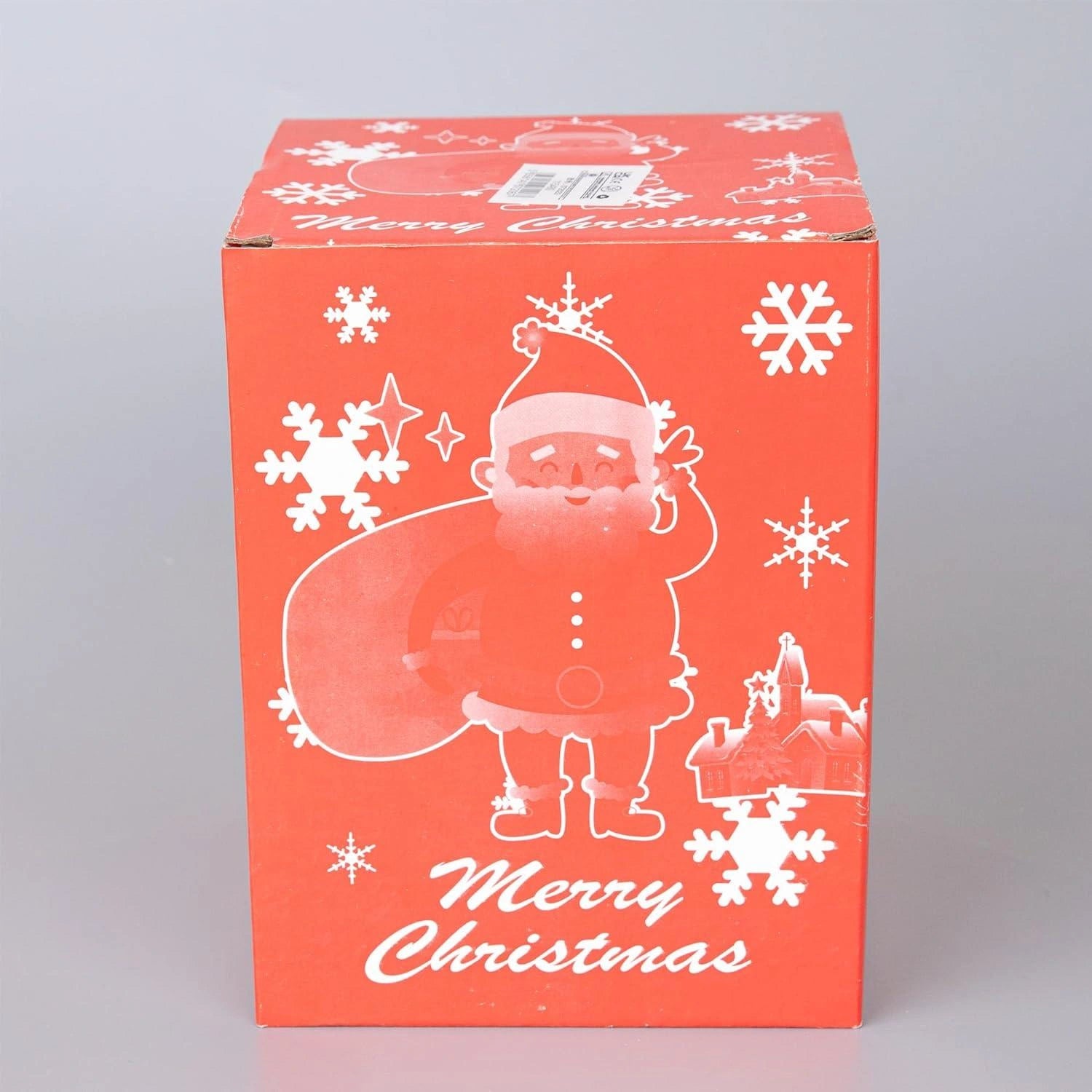 Musical Snow Globe Merry Christmas 15cm Village Scene Tabletop Xmas Window Decor