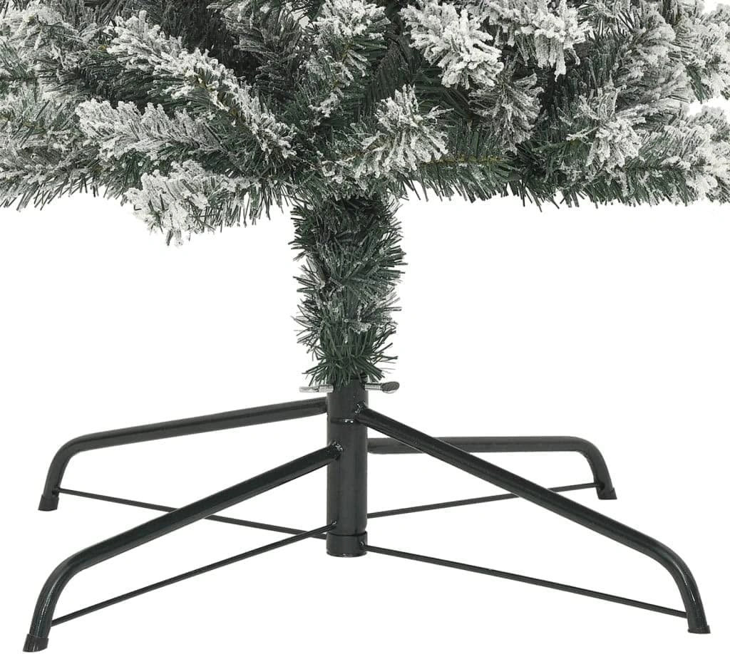 Christmas Tree Arch Pre Lit Door Decorations Snow Flocked Xmas Tree Garland 2.4M