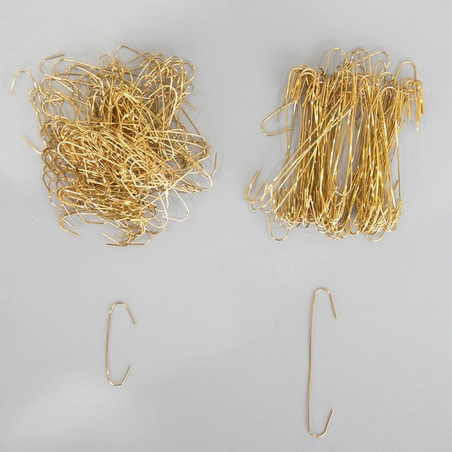 300PCS Golden Hanger Hooks Christmas Ornaments Xmas Tree Bauble Decoration Wire