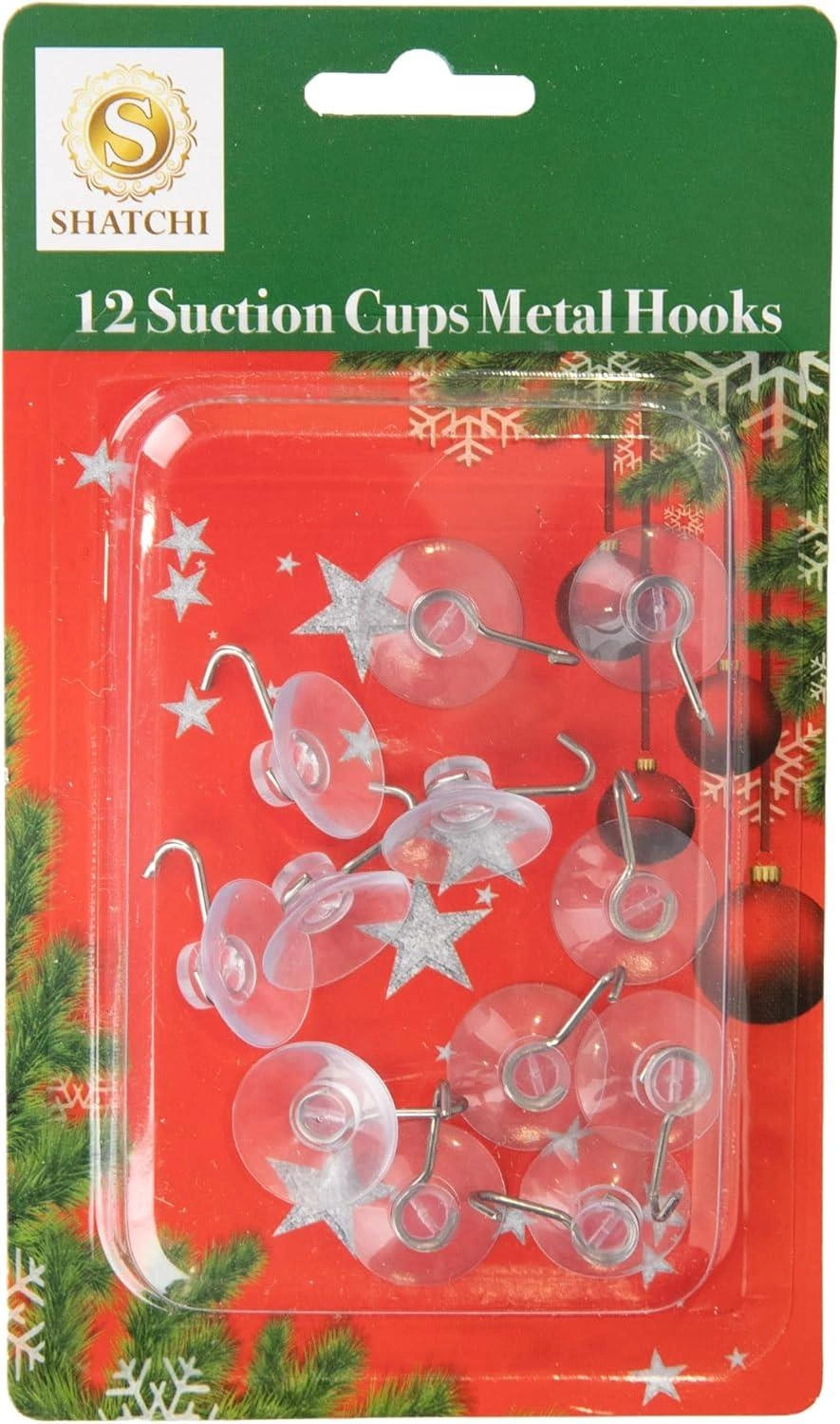Heavy Duty Suction Hook Kitchen Bathroom Wall Sign Christmas Decoration 24p 23mm