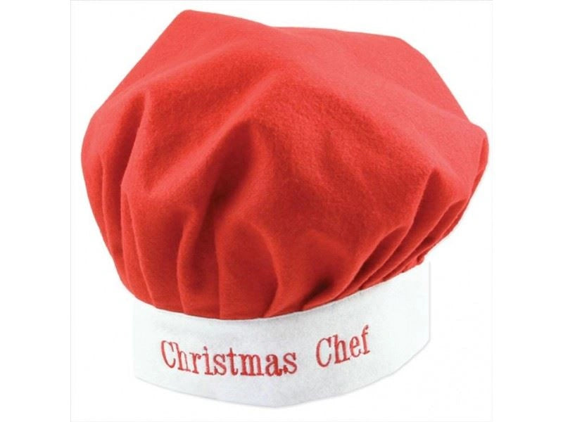 1Pc Christmas Cook Chef Santa Hat Fancy Dress Party Xmas Eve Fancy Dress Fun