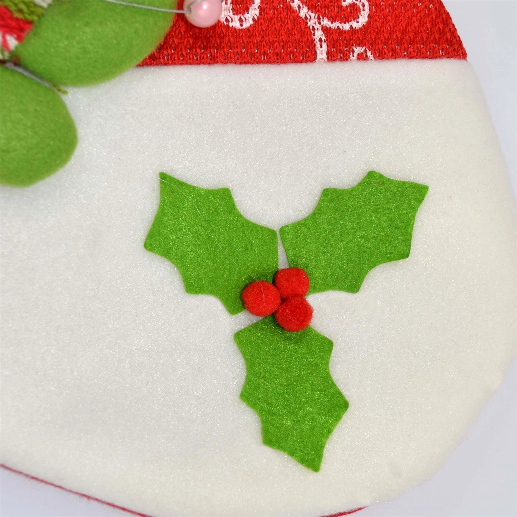 Christmas Santa Stocking Designer Green Socks Xmas Party Home Events Decorations