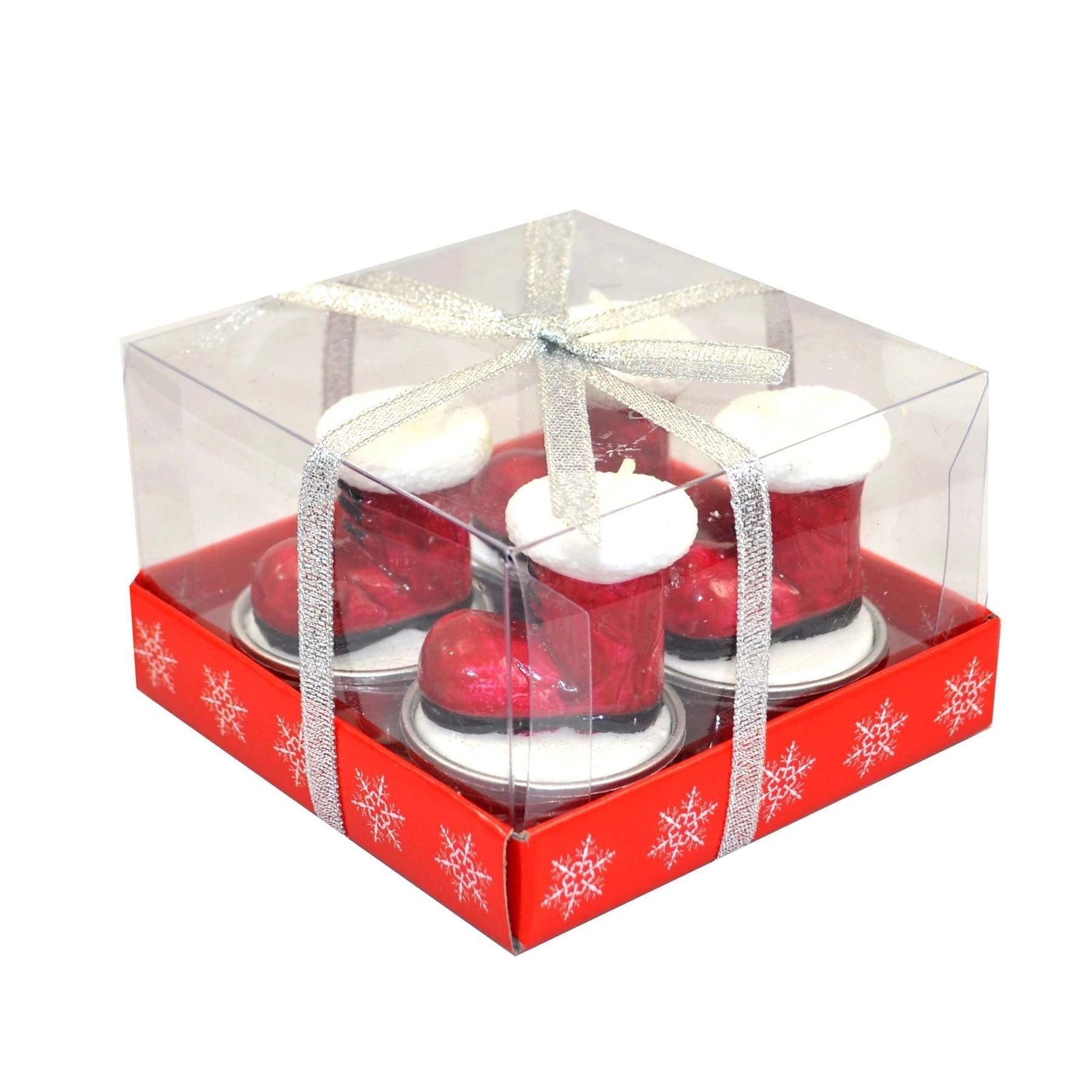 Novelty Decorative Boots Christmas Party Decorations Candle Xmas Home Decor Gift