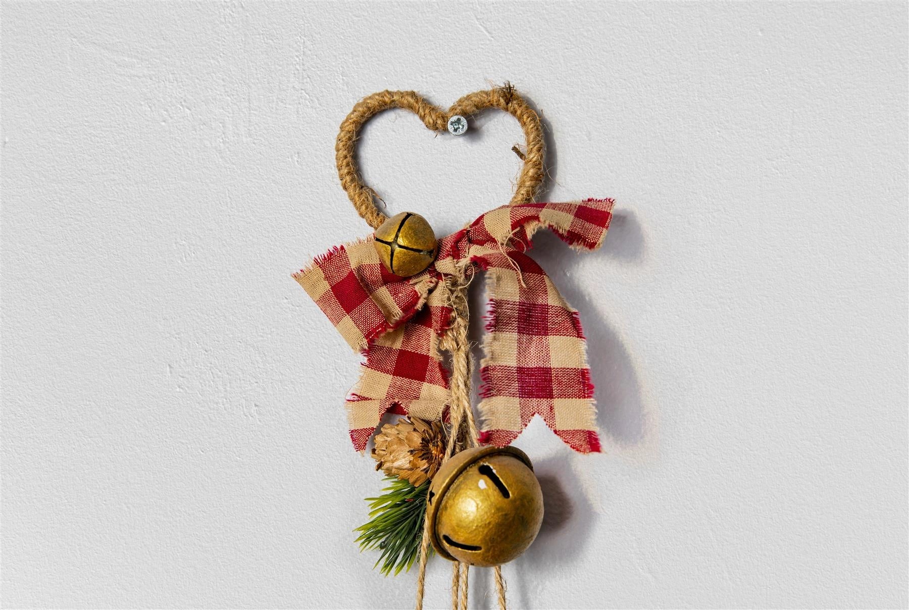 Christmas Home Decor Wall Door Hanging Decorative Golden Bells Xmas Art & Craft