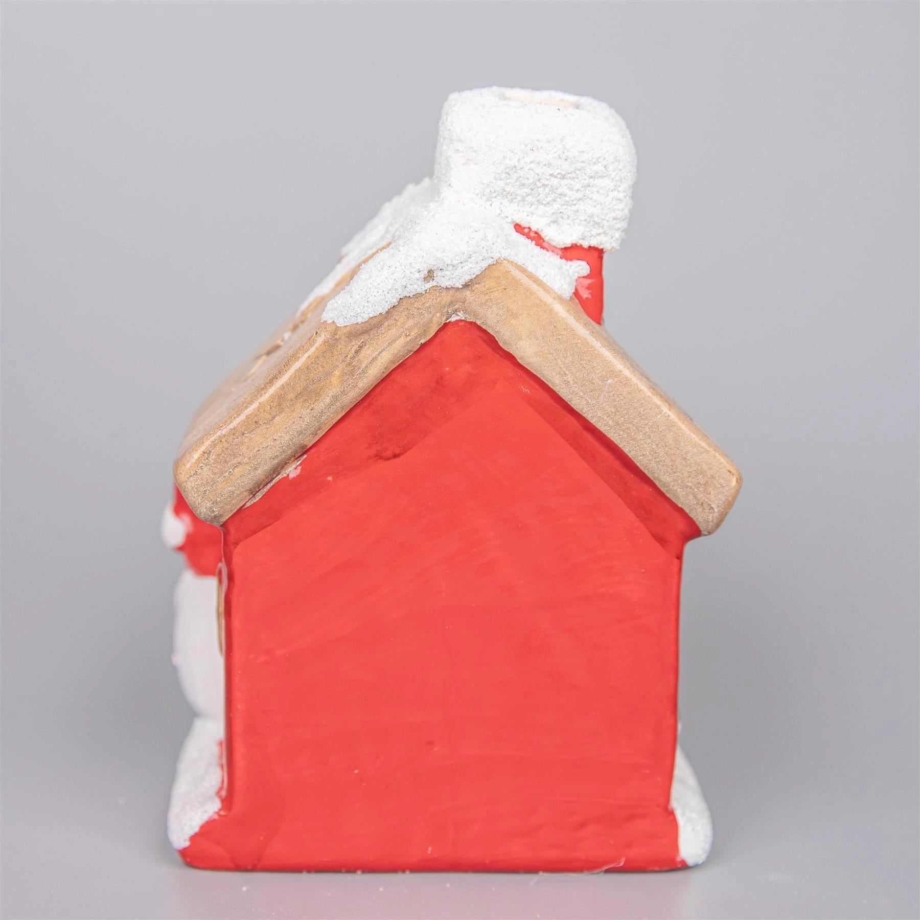 2Pcs Charming LED Snowman Christmas Village House for Festive Decor LED Light Up