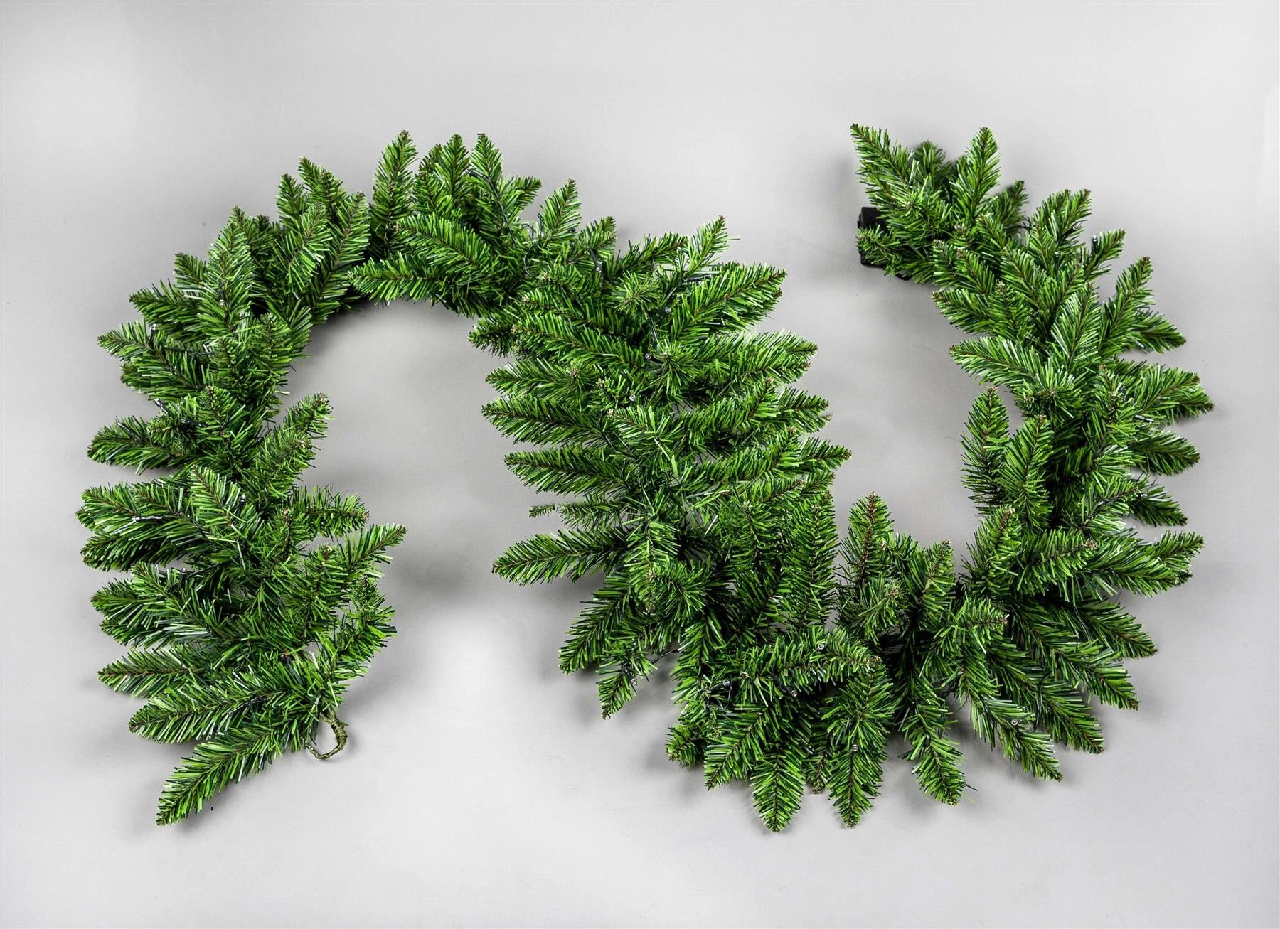 Green Christmas Garland Pre Lit Artificial Bushy Pine Wall Door XMAS Home Decor
