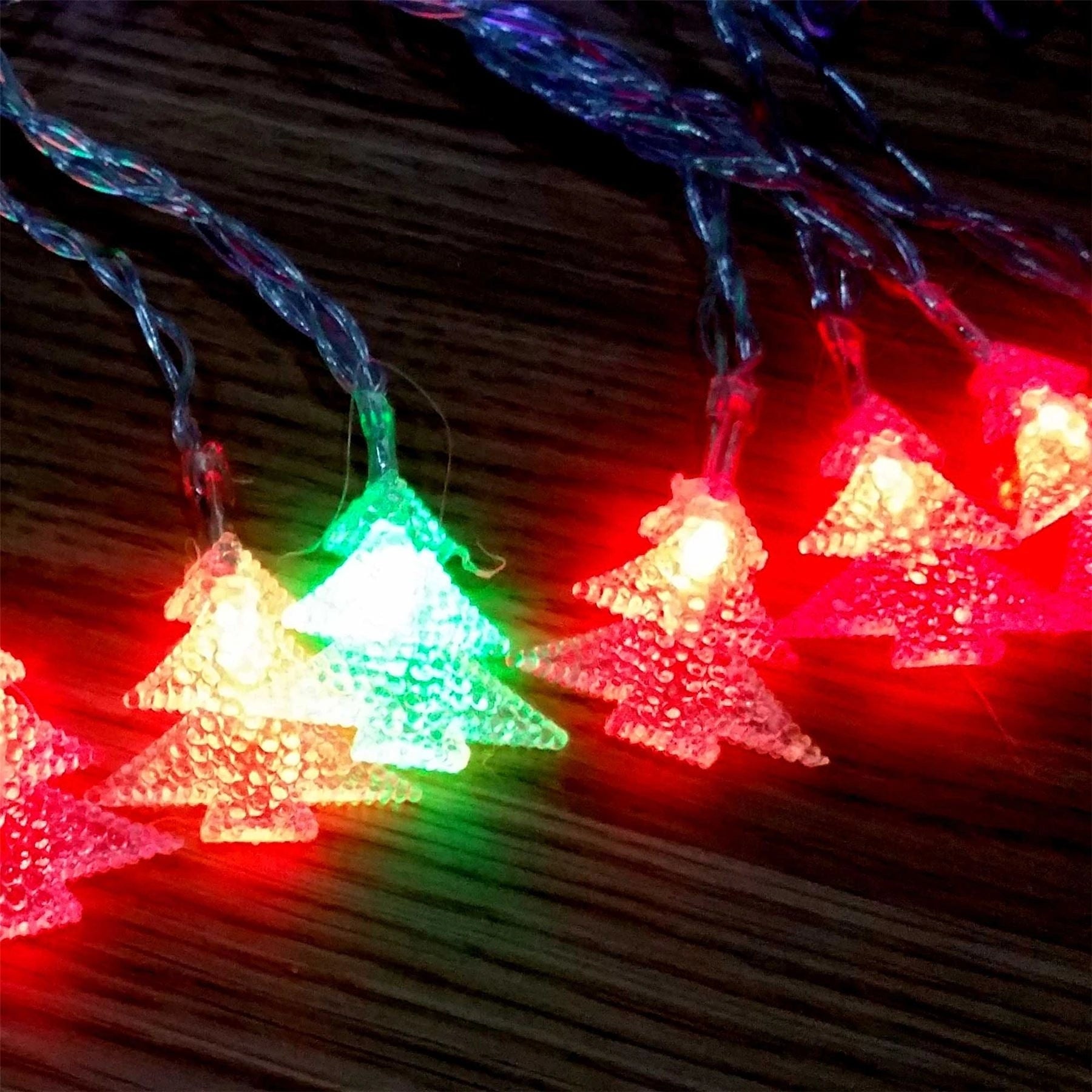 20 Multi Colour Battery LED Fairy String Lights Christmas Tree Decoration