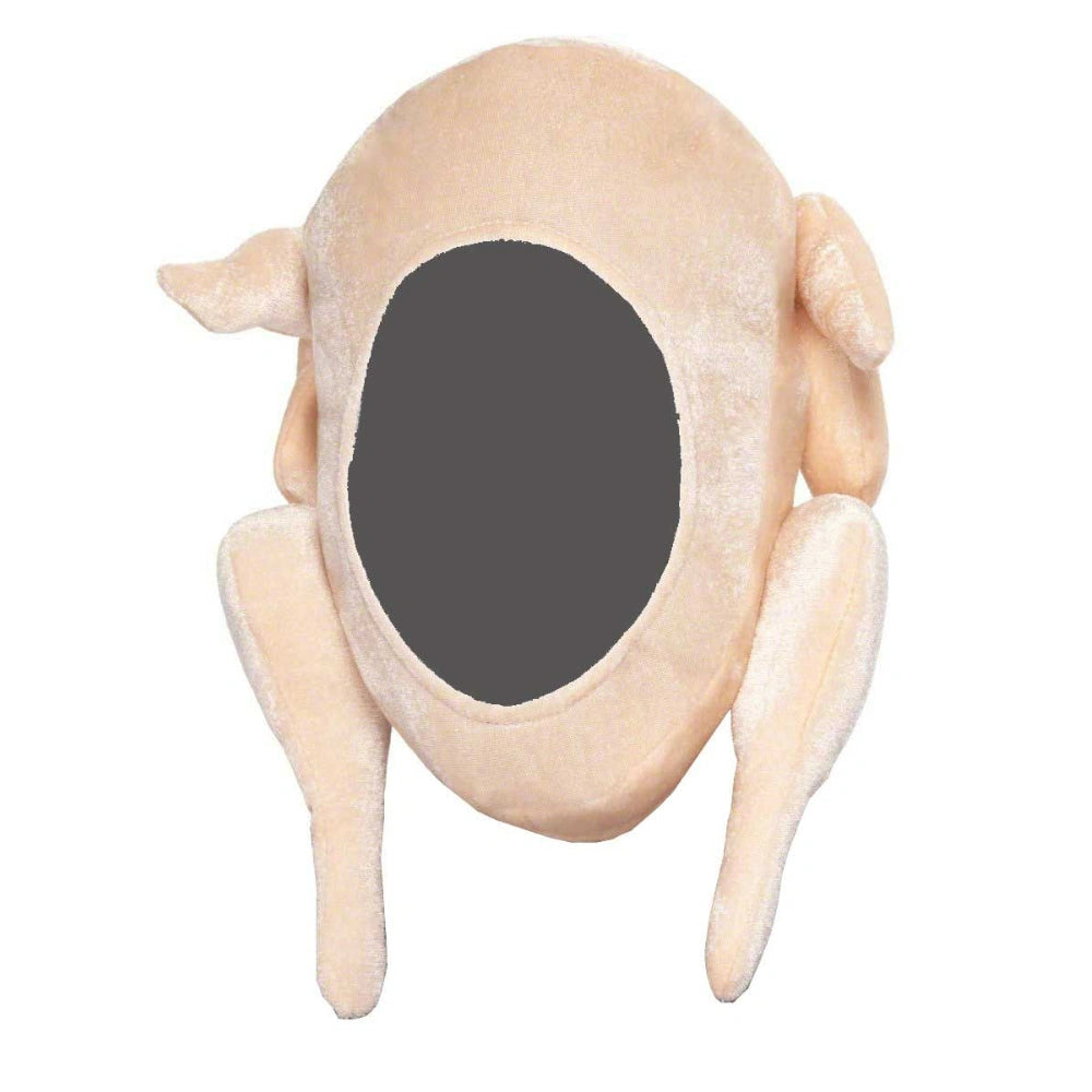 3pc Brown Stuffed Turkey Christmas Hat Cap Fancy Dress Costume Xmas Eve Party